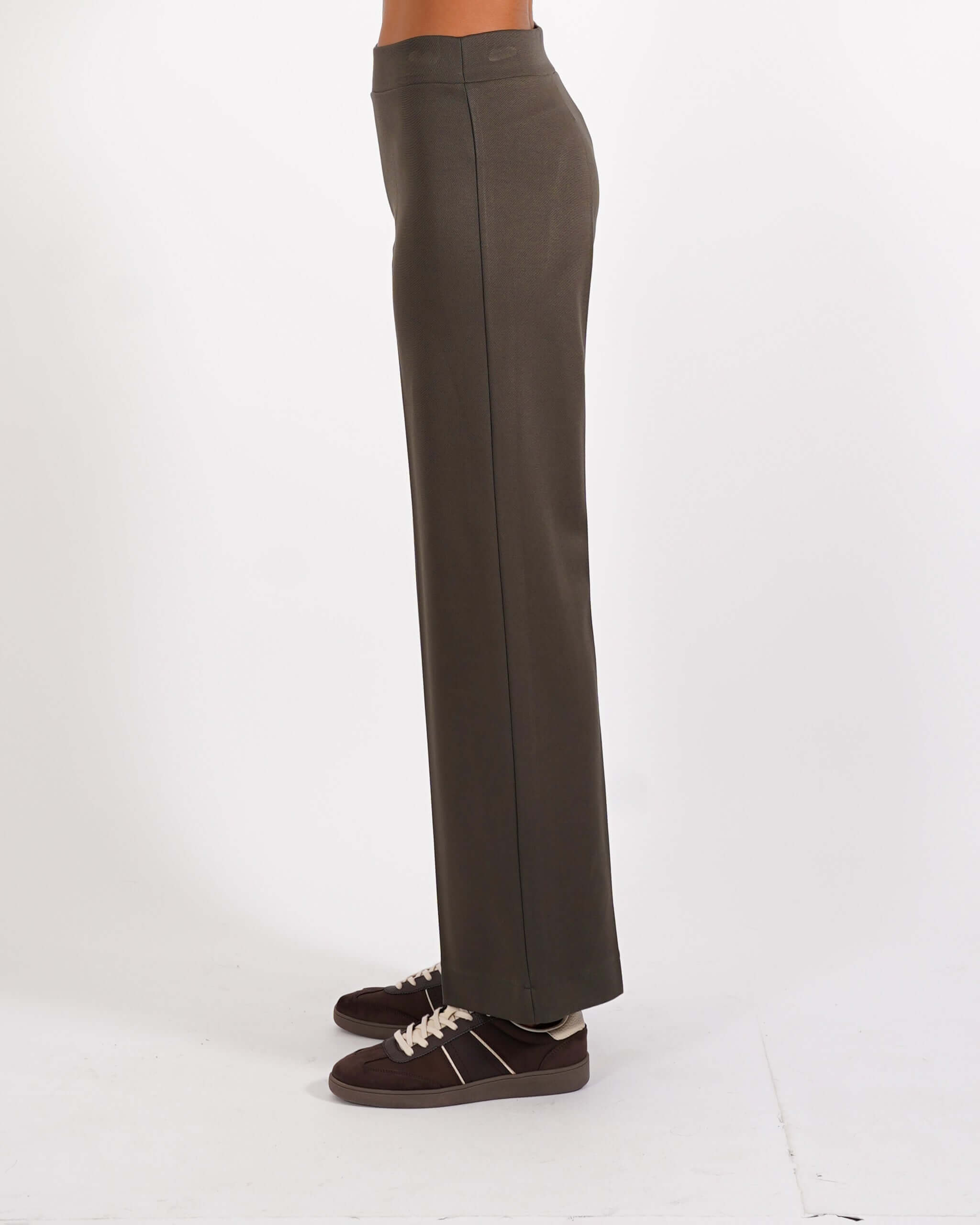 Pantaloni cropped in tessuto diagonale - Durango - Hope Fashion