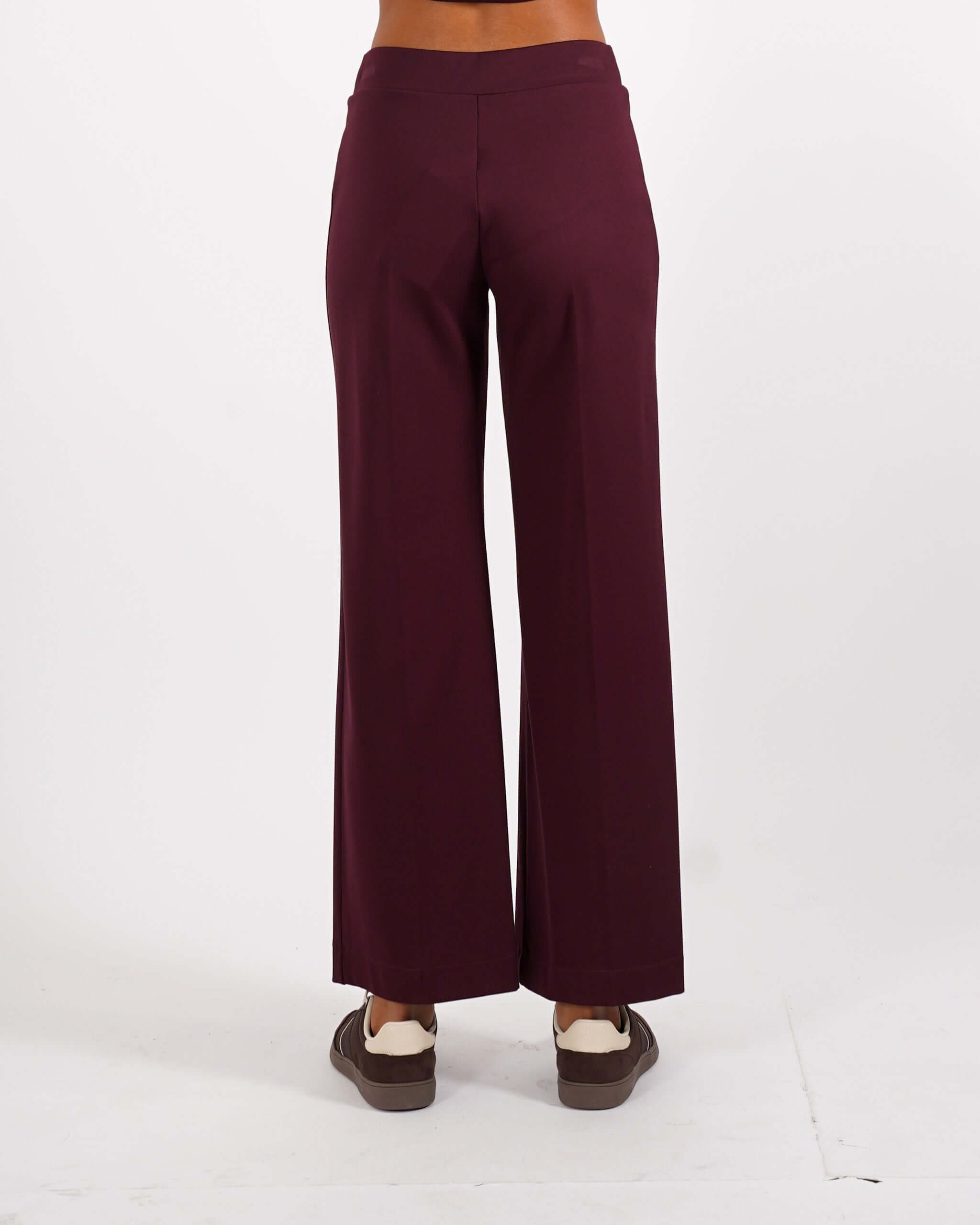 Pantaloni cropped in tessuto diagonale - Durango - Hope Fashion