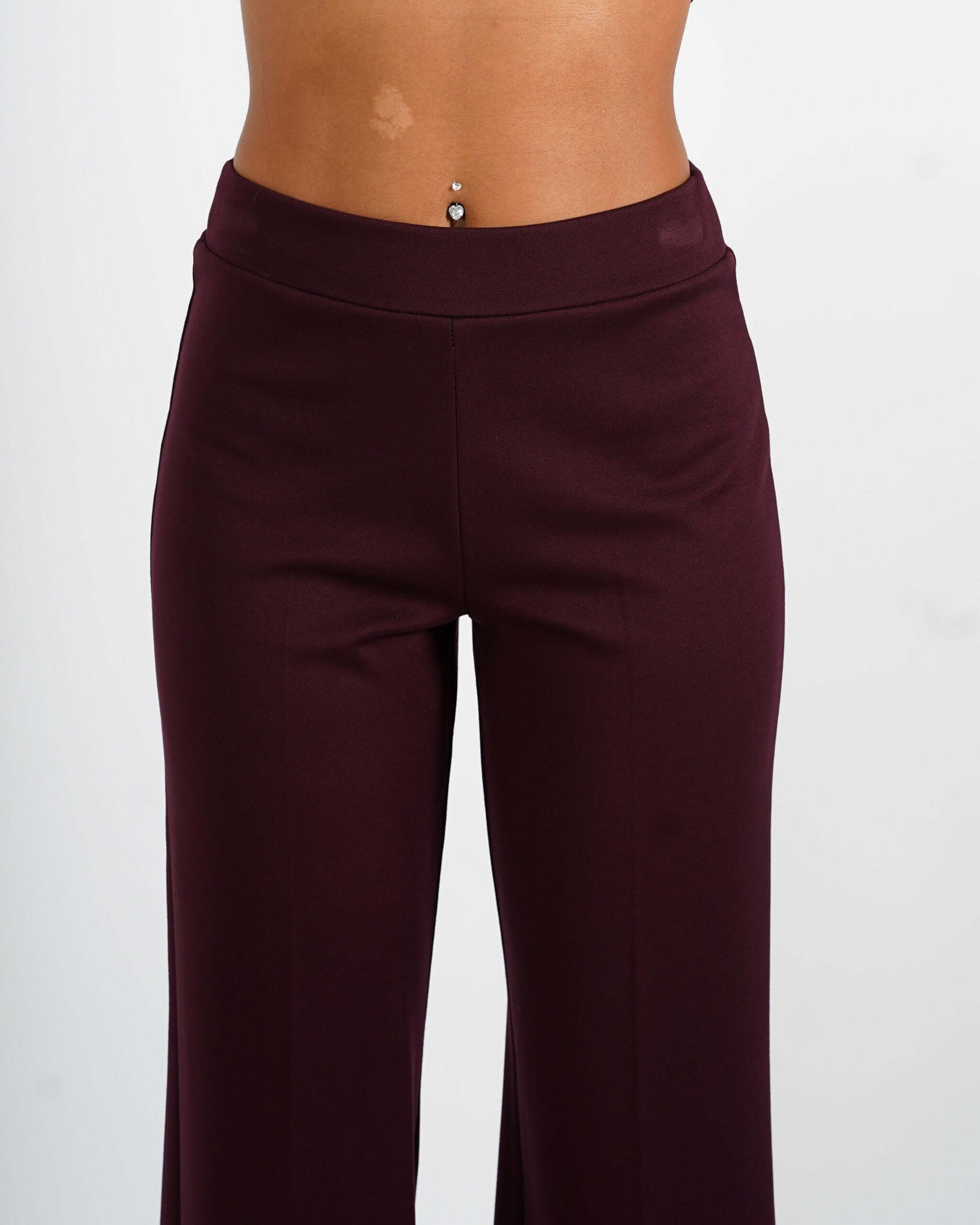 Pantaloni cropped in tessuto diagonale - Durango - Hope Fashion