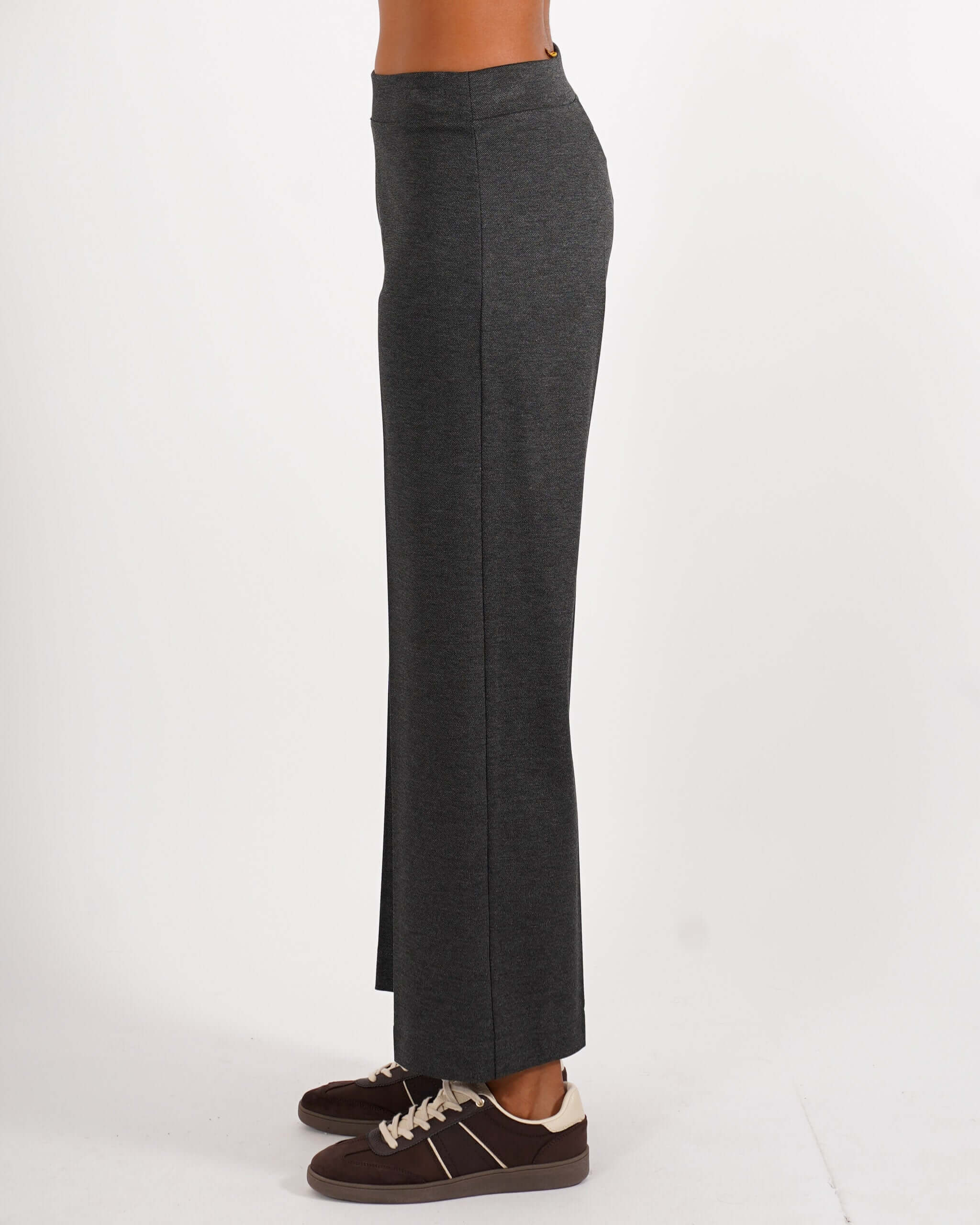 Pantaloni cropped in tessuto diagonale - Durango - Hope Fashion