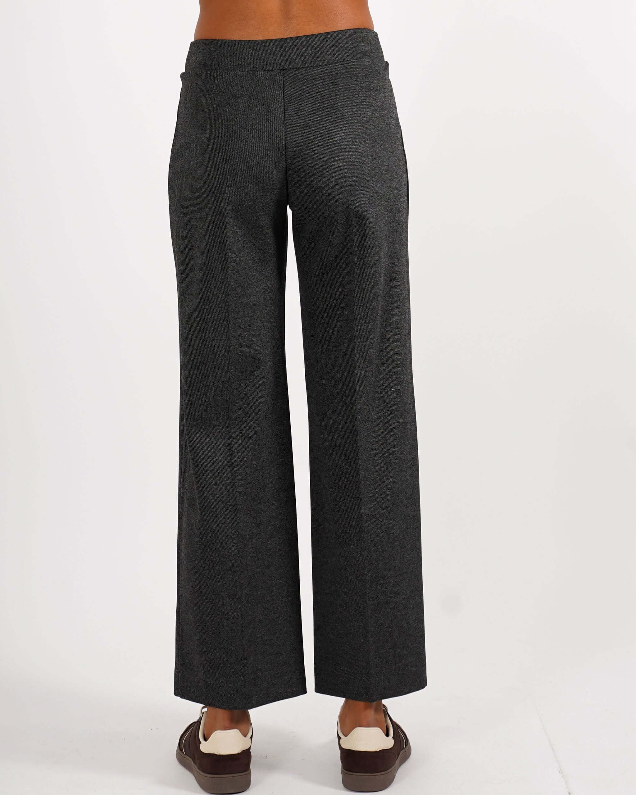 Pantaloni cropped in tessuto diagonale - Durango - Hope Fashion