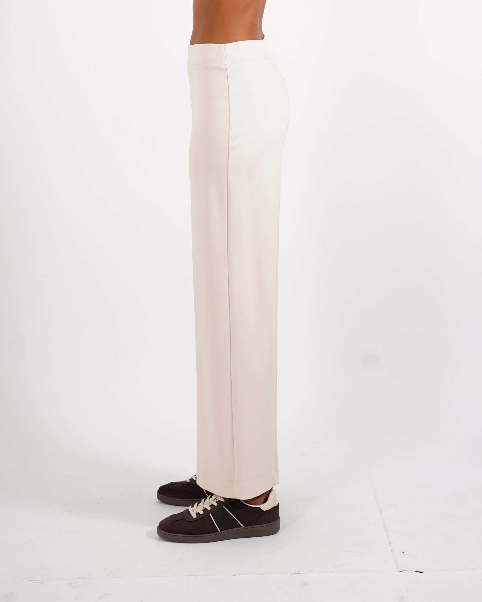 Pantaloni cropped in tessuto diagonale - Durango - Hope Fashion