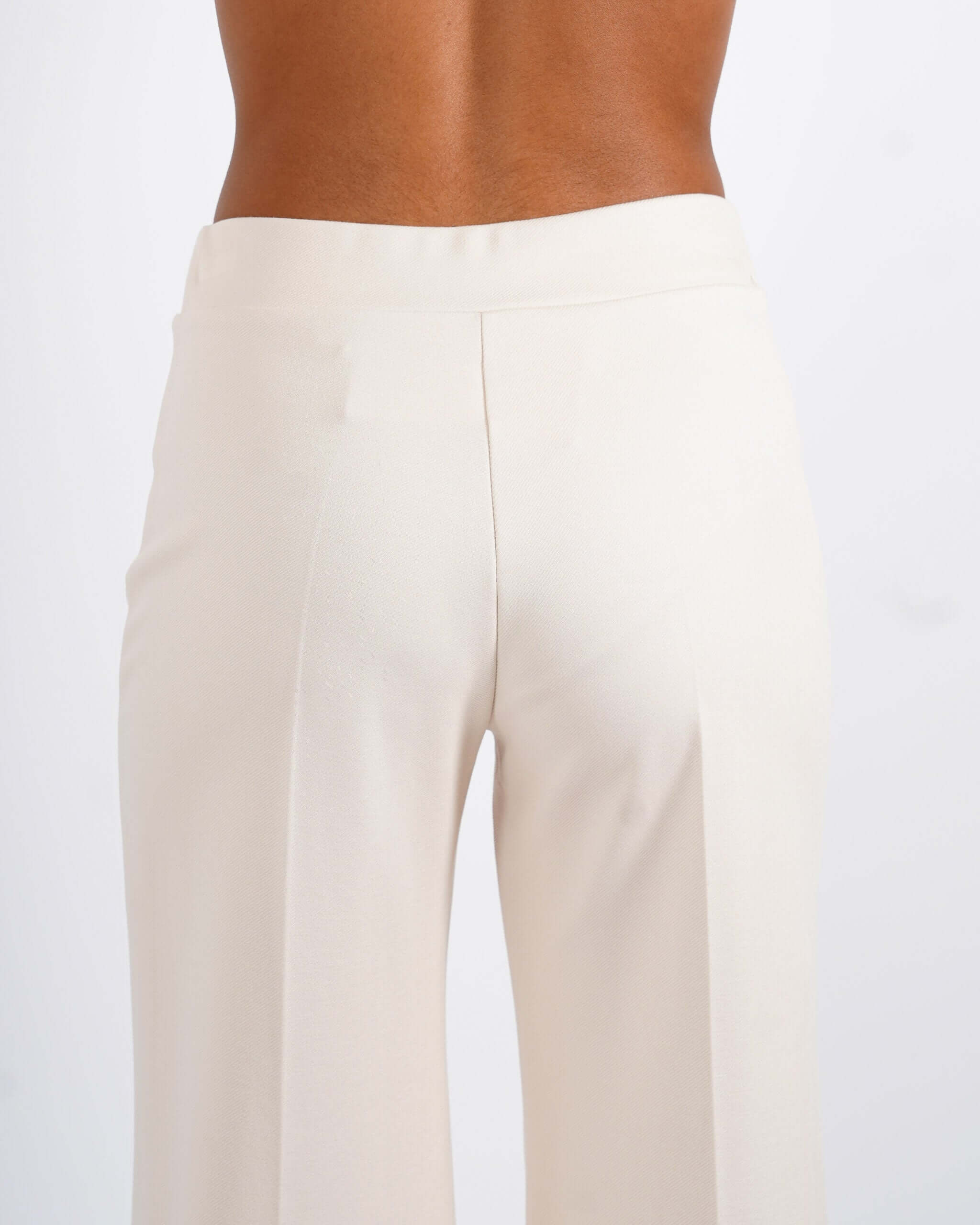 Pantaloni cropped in tessuto diagonale - Durango - Hope Fashion