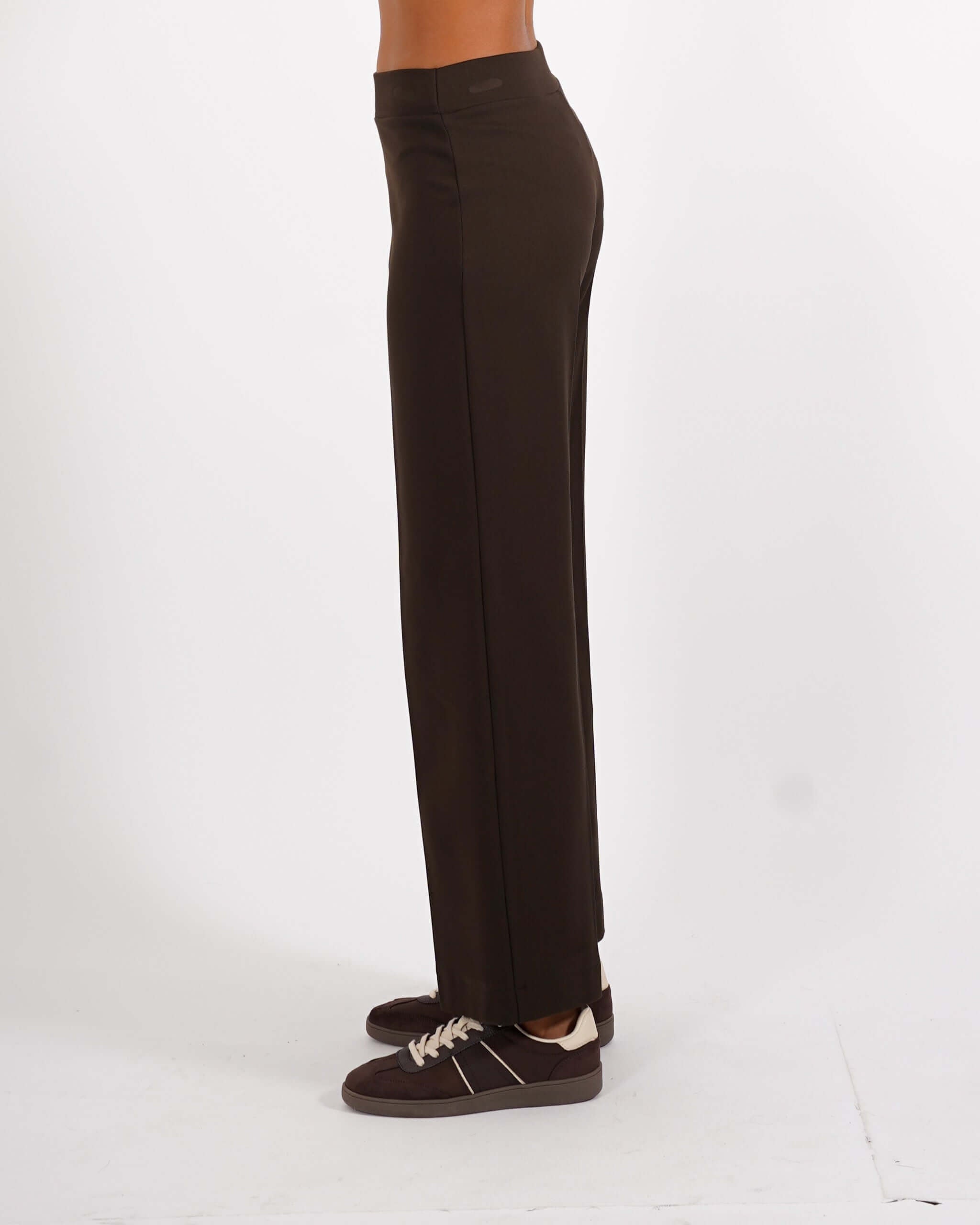 Pantaloni cropped in tessuto diagonale - Durango - Hope Fashion