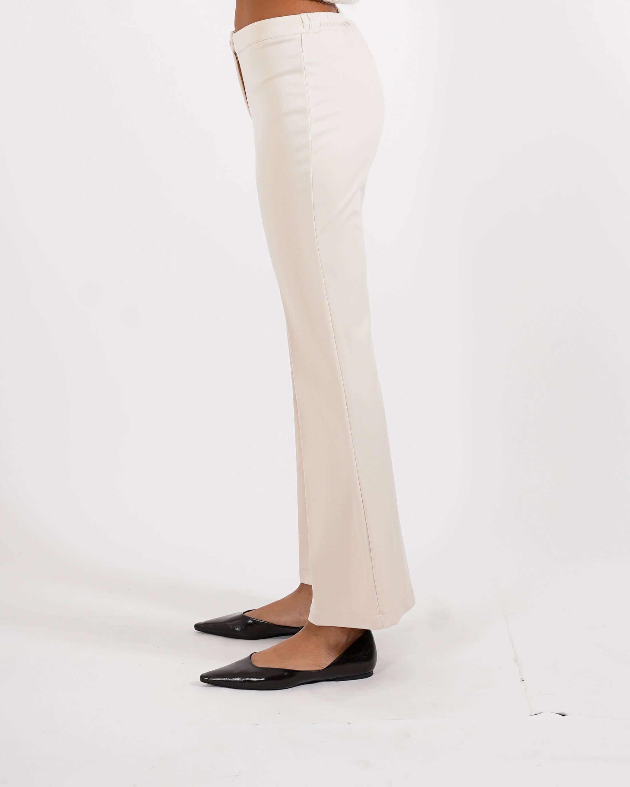 Pantaloni a zampa in punto stoffa - Obregon - Hope Fashion