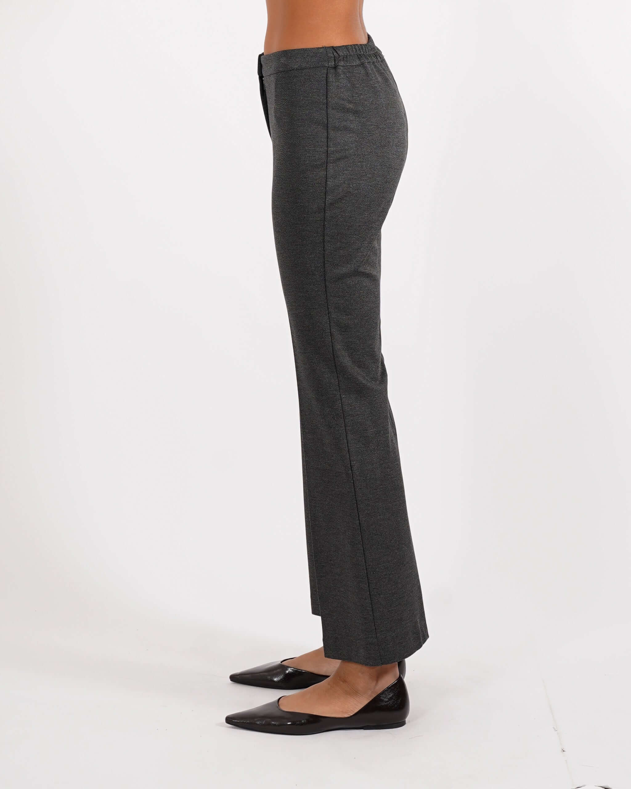 Pantaloni a zampa in punto stoffa - Obregon - Hope Fashion