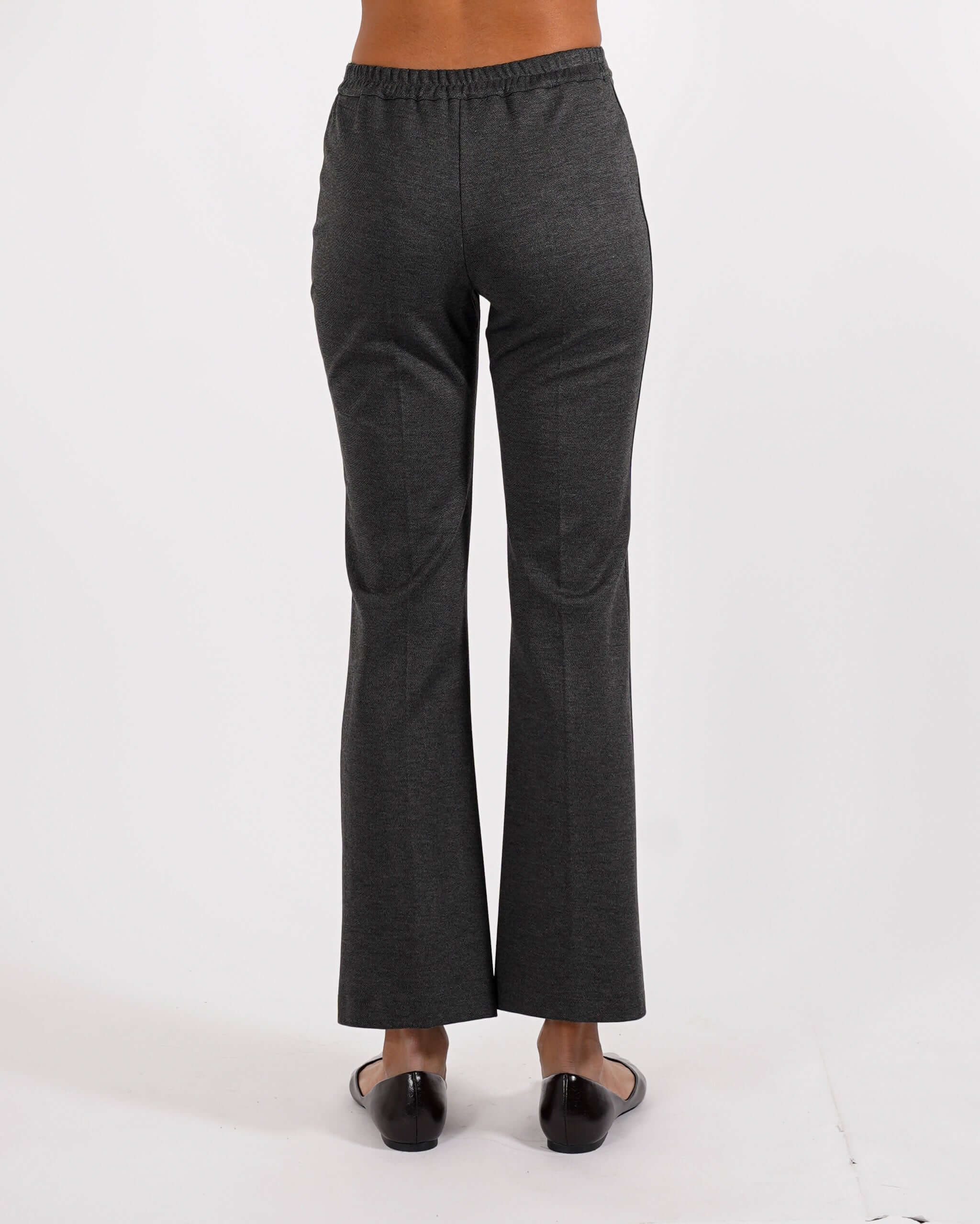 Pantaloni a zampa in punto stoffa - Obregon - Hope Fashion