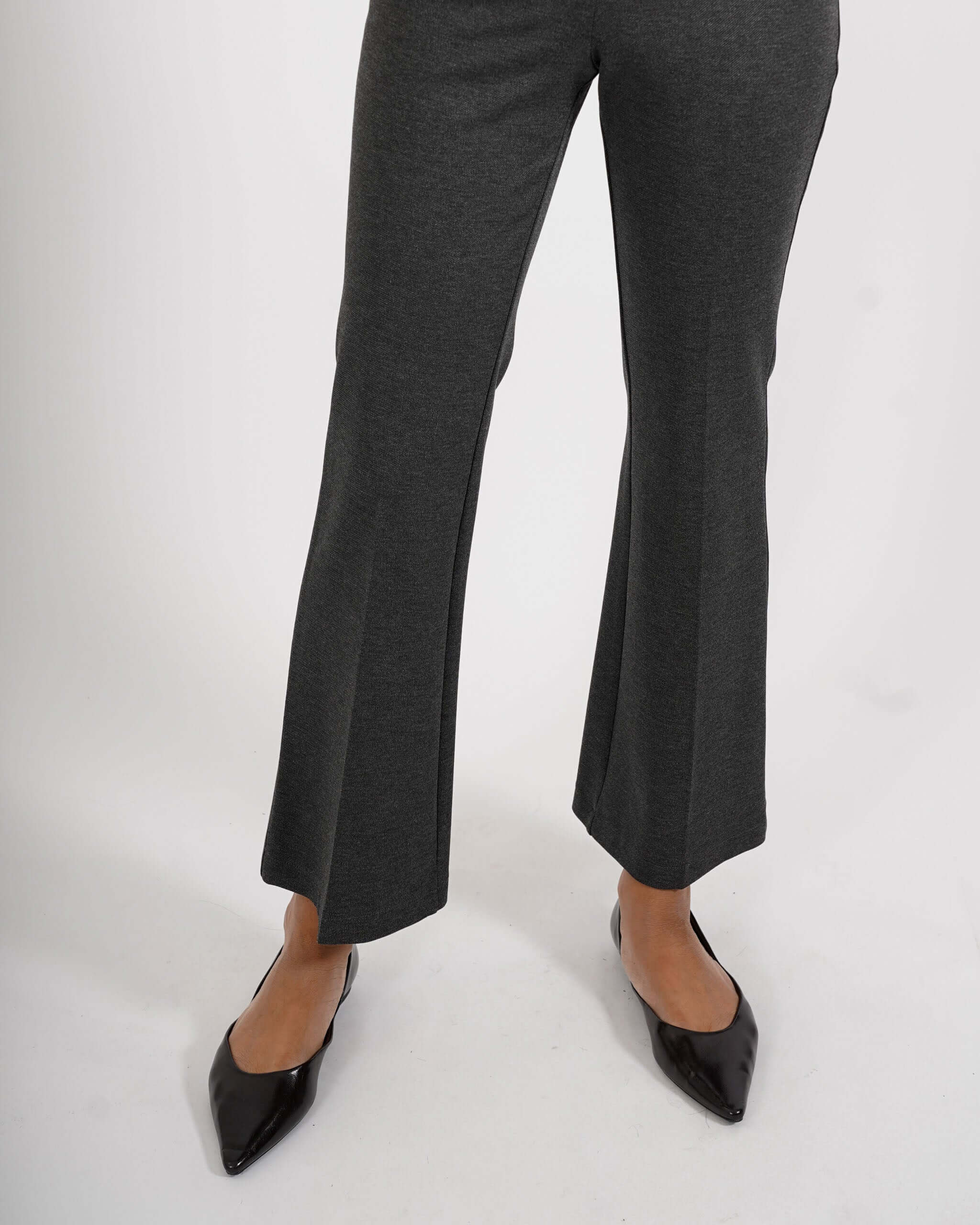 Pantaloni a zampa in punto stoffa - Obregon - Hope Fashion