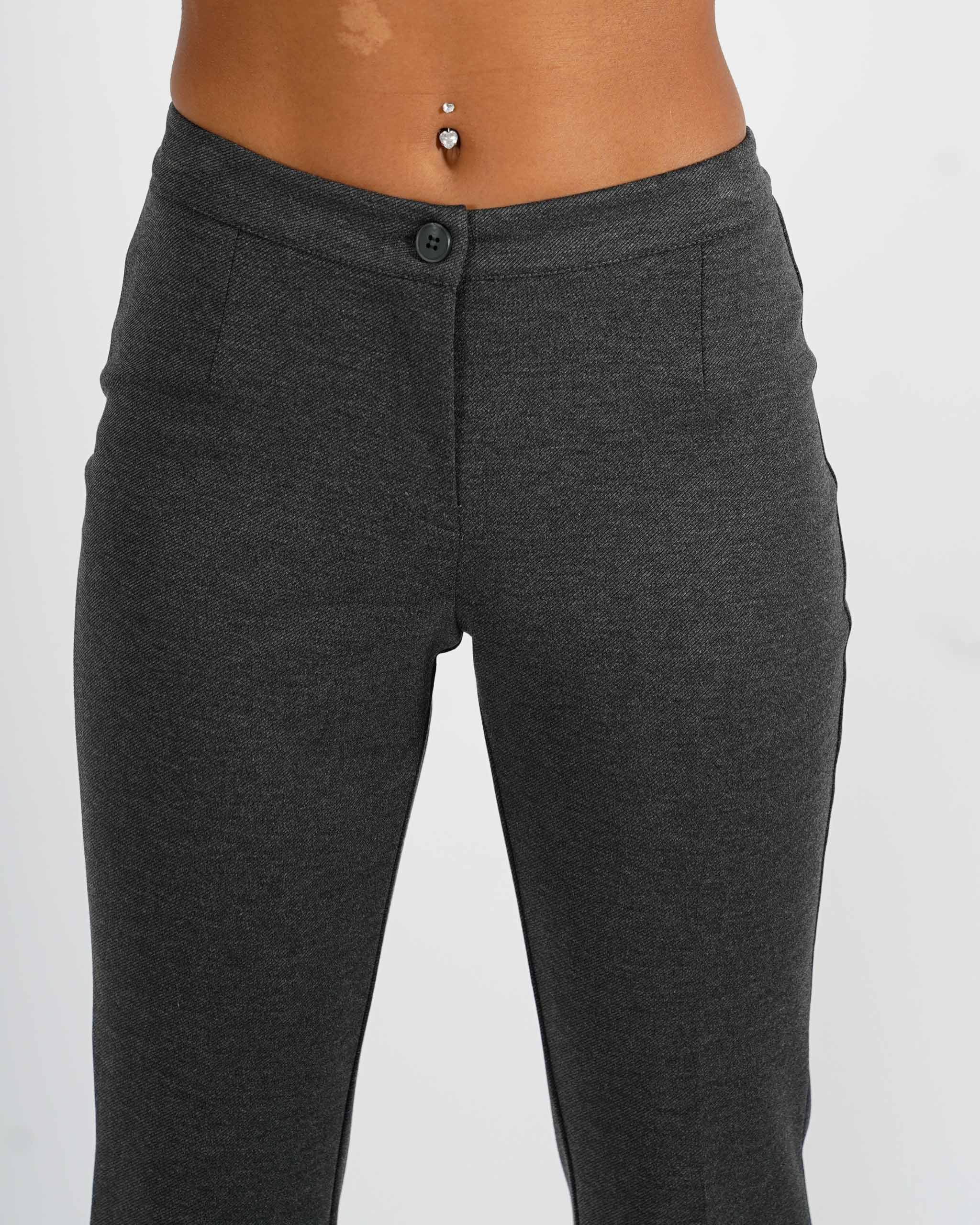 Pantaloni a zampa in punto stoffa - Obregon - Hope Fashion