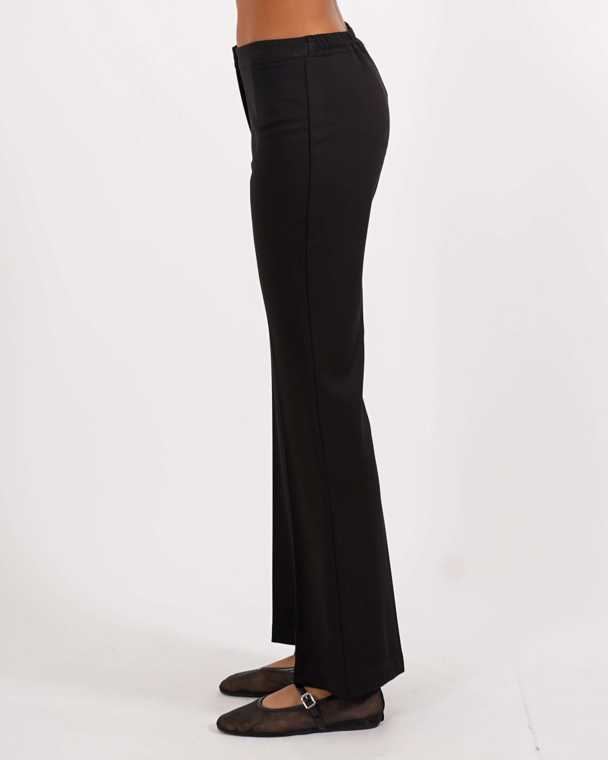 Pantaloni a zampa in punto stoffa - Obregon - Hope Fashion