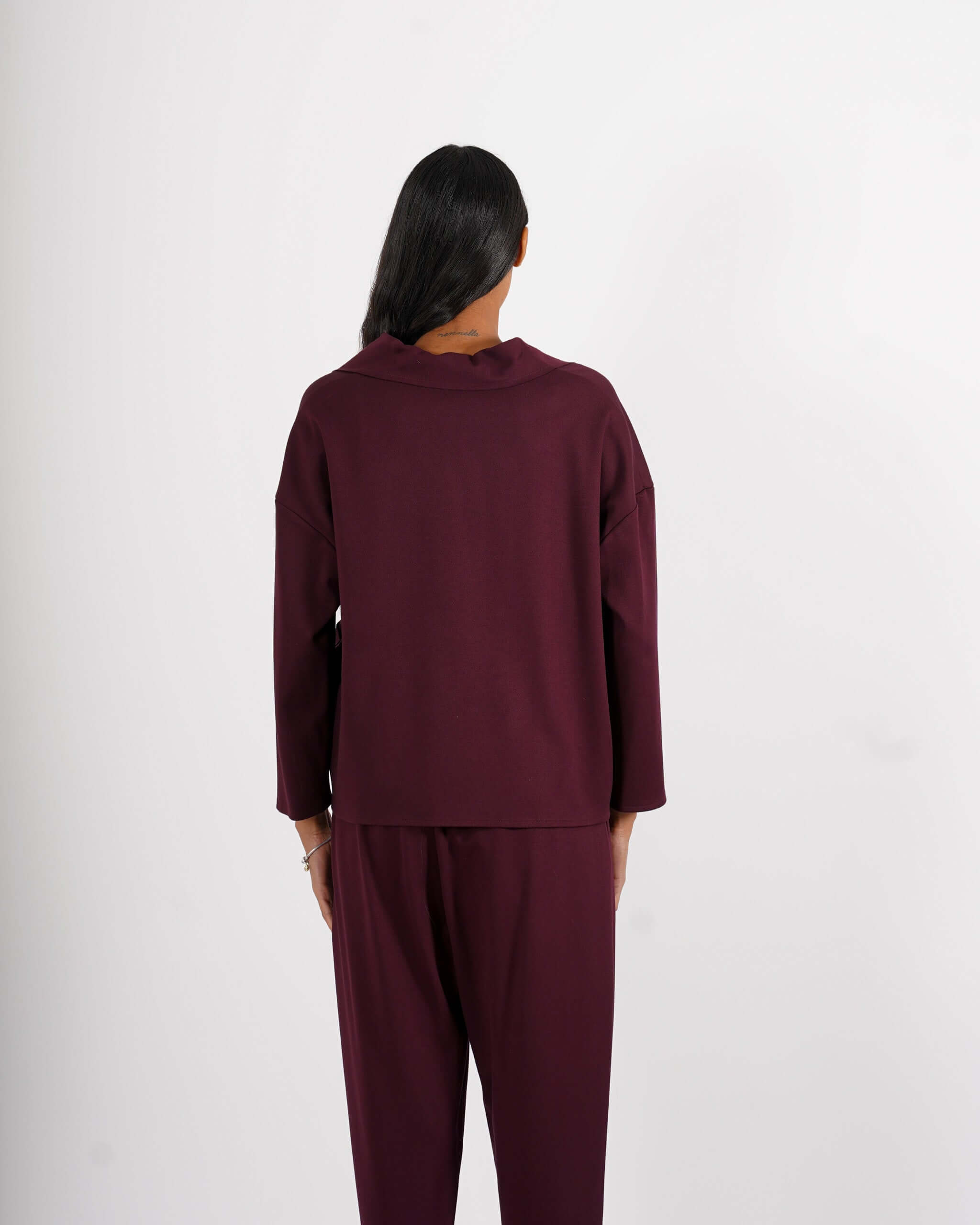 Giacca over monopetto in tessuto punto stoffa - Fanny - Hope Fashion