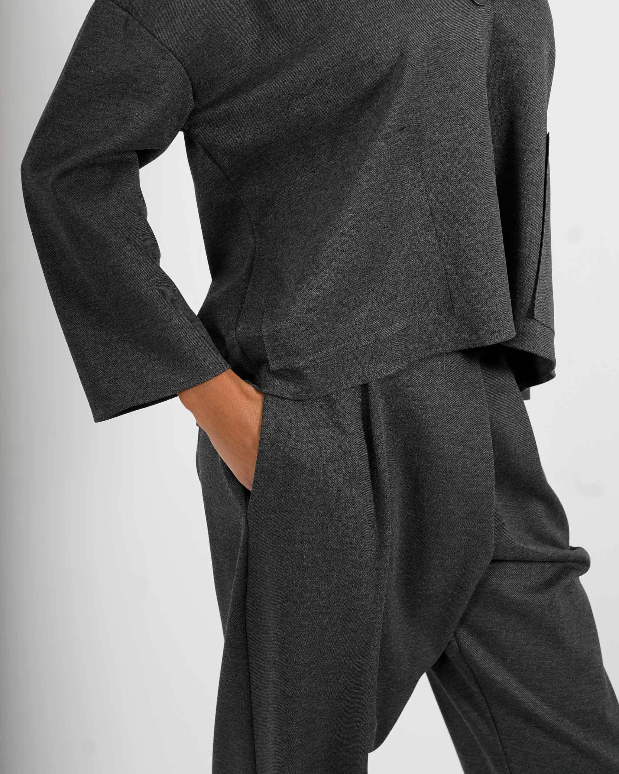 Giacca over monopetto in tessuto punto stoffa - Fanny - Hope Fashion