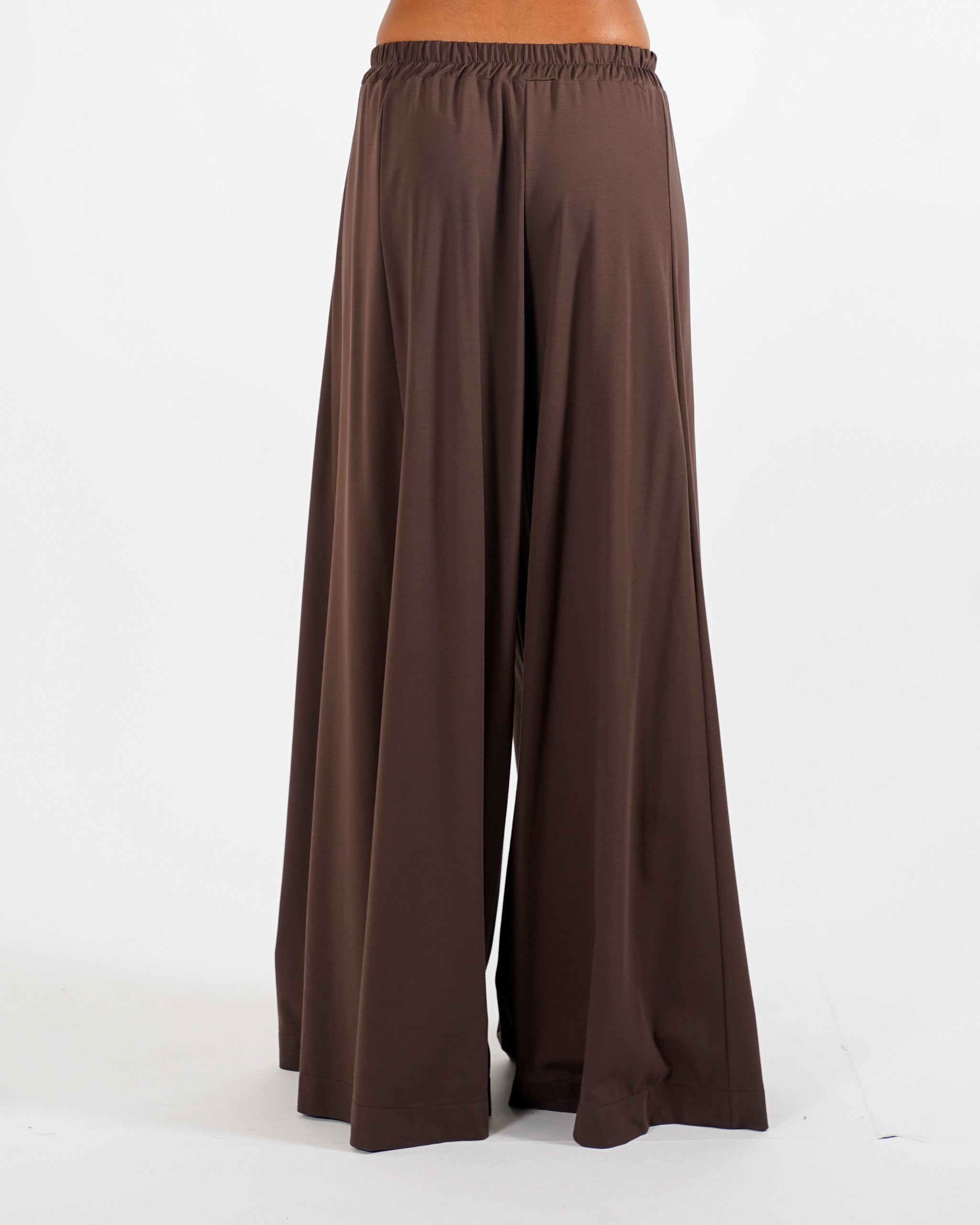 Pantaloni con baschina e gamba larga - Karen