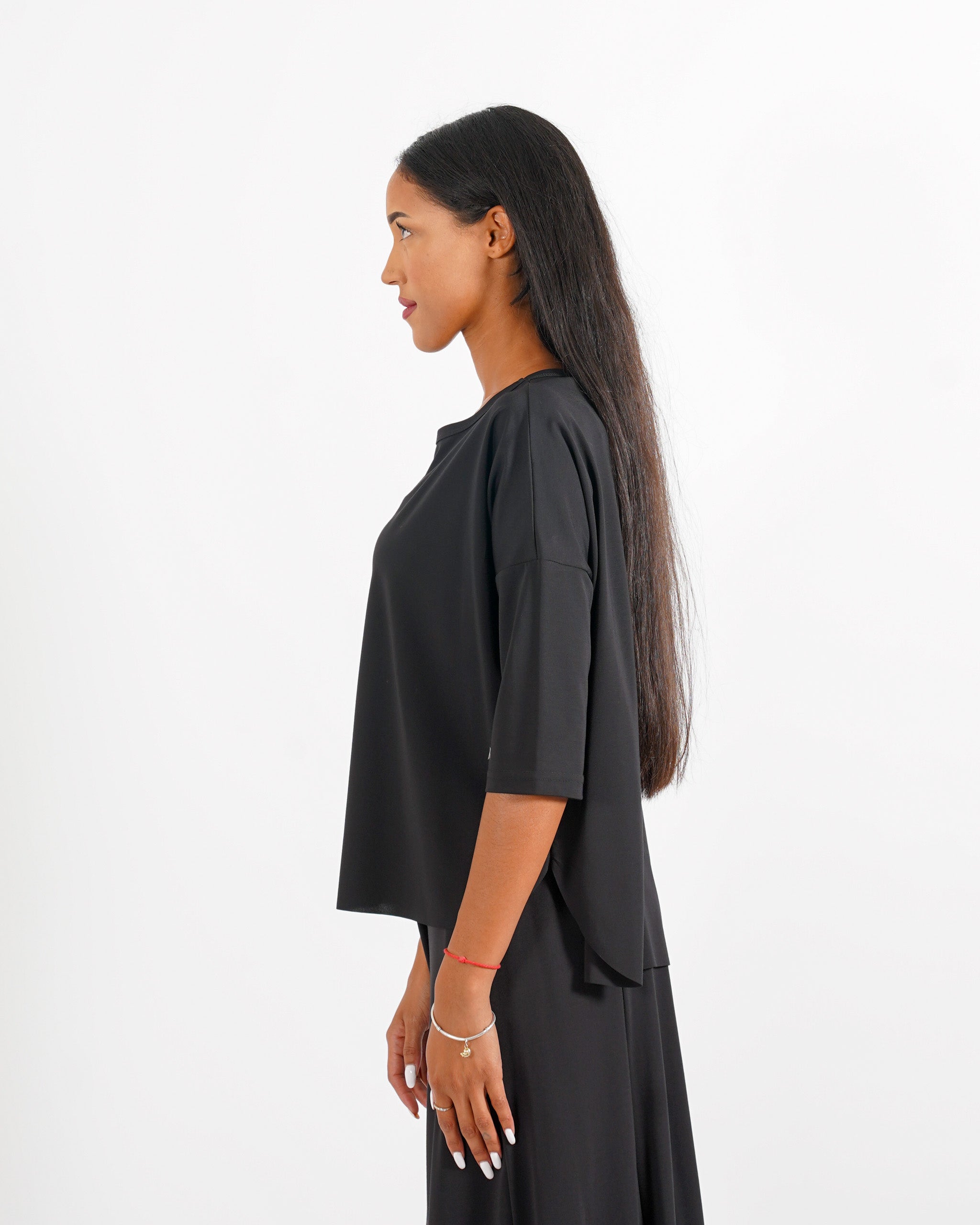 Blusa girocollo manica raglan - Odiosa