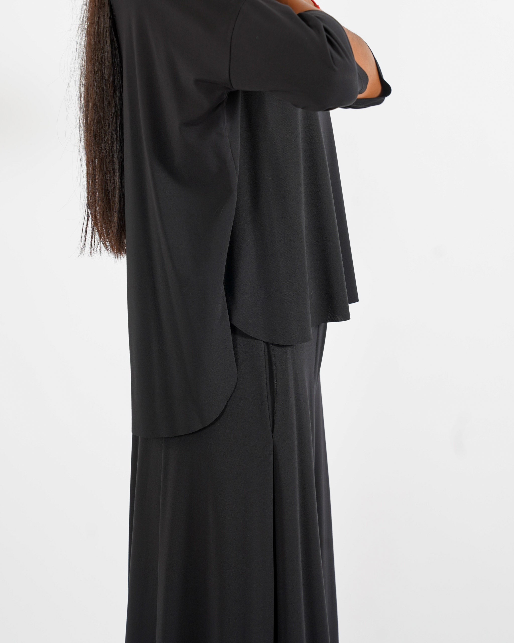 Blusa girocollo manica raglan - Odiosa