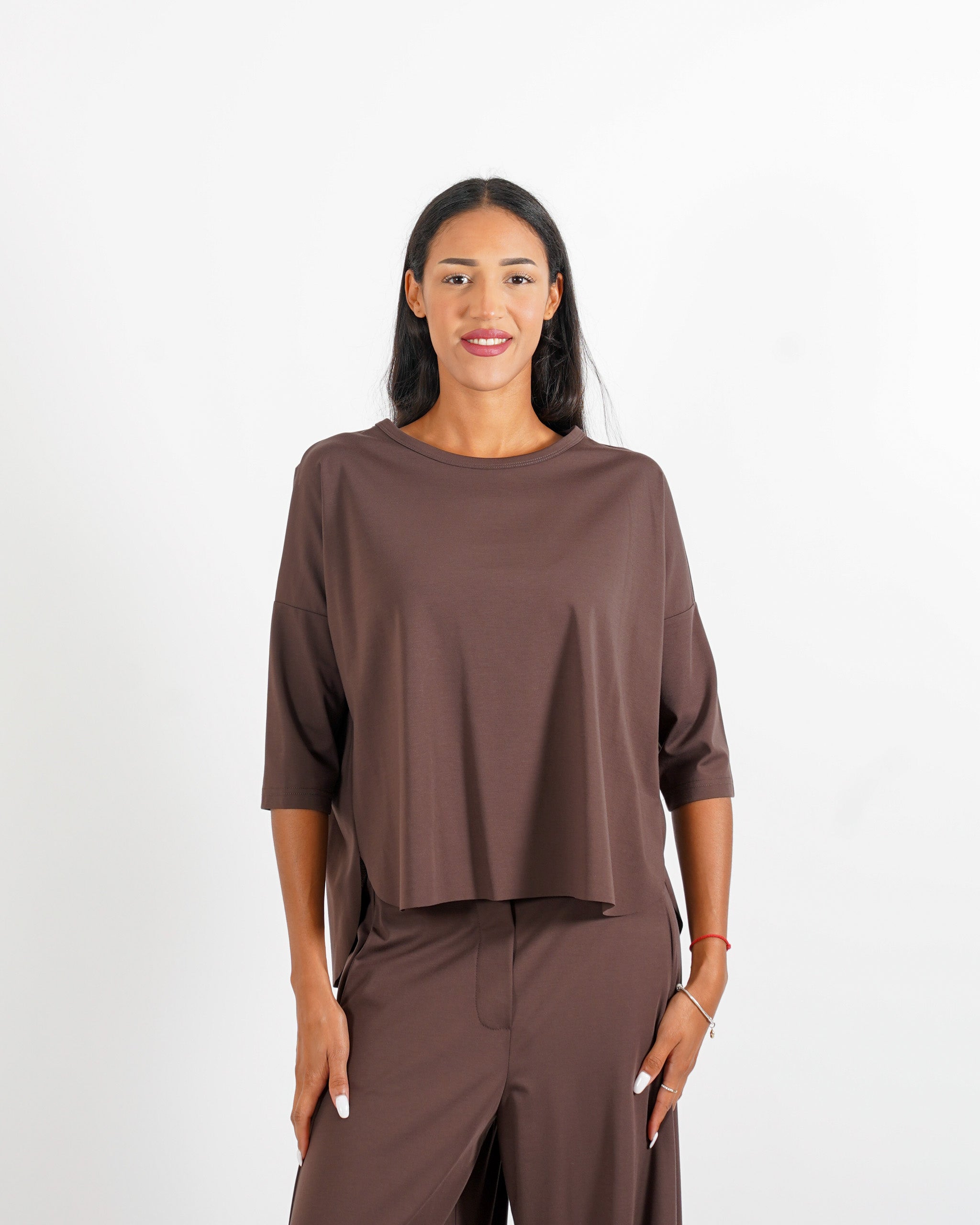 Blusa girocollo manica raglan - Odiosa