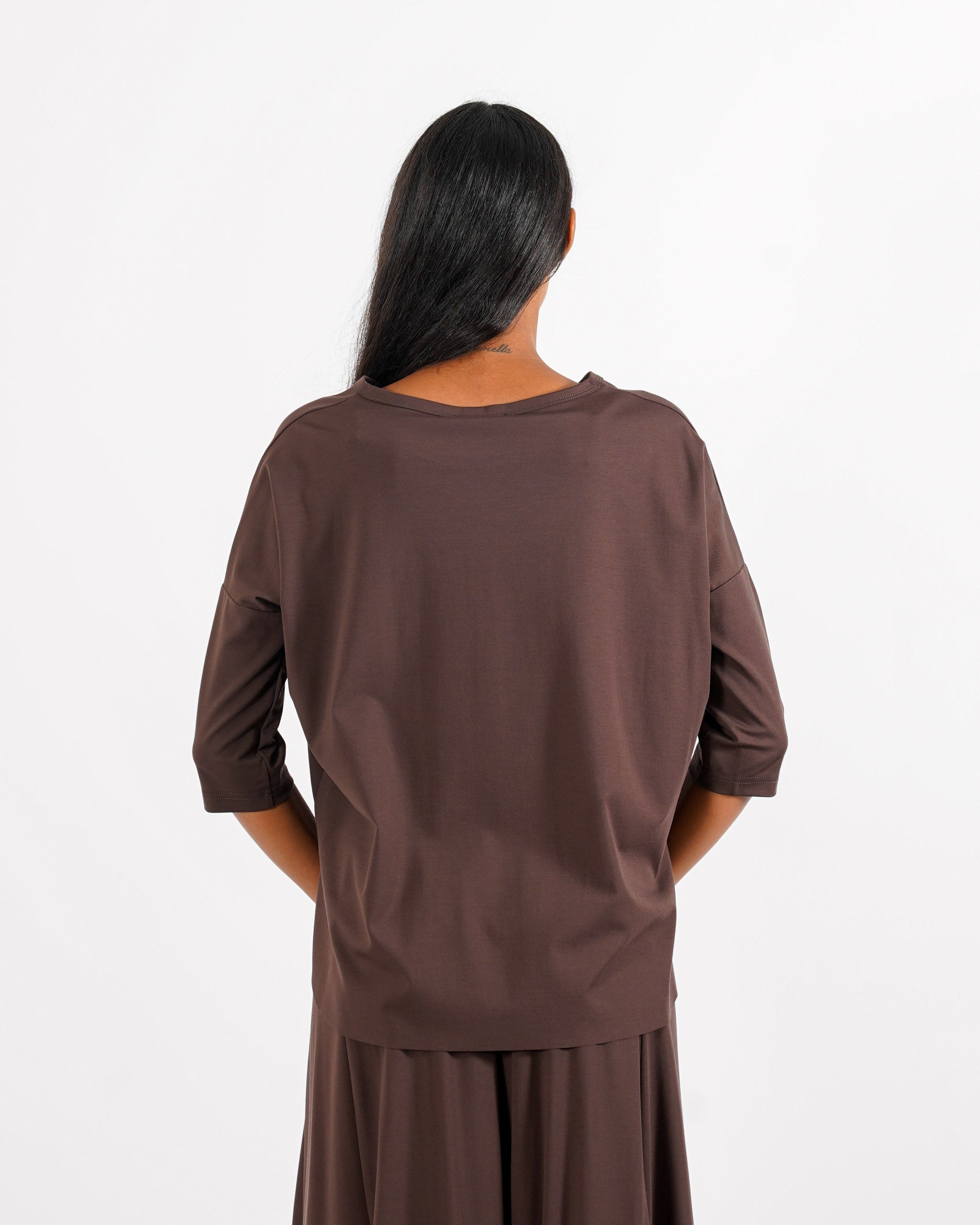 Blusa girocollo manica raglan - Odiosa