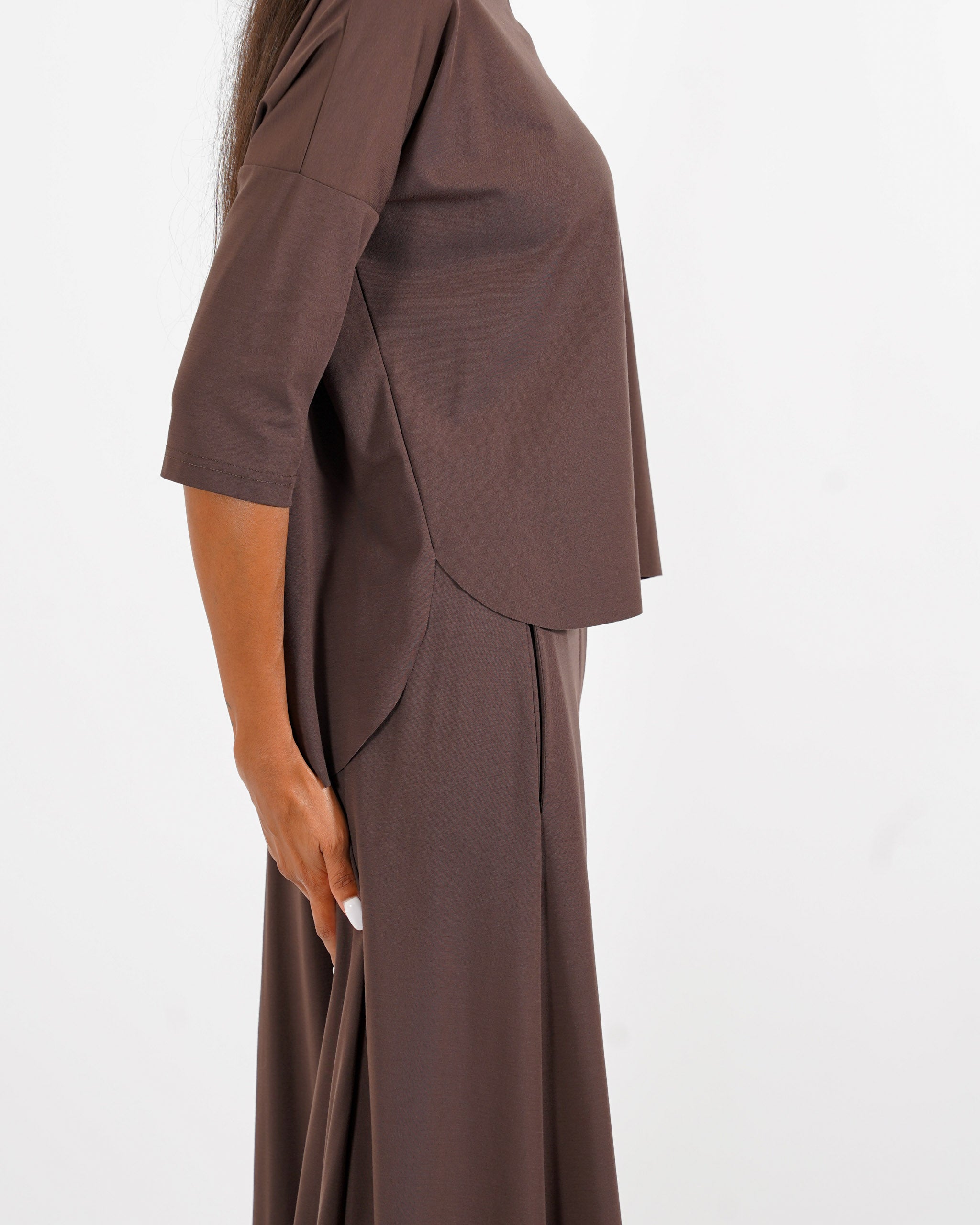 Blusa girocollo manica raglan - Odiosa