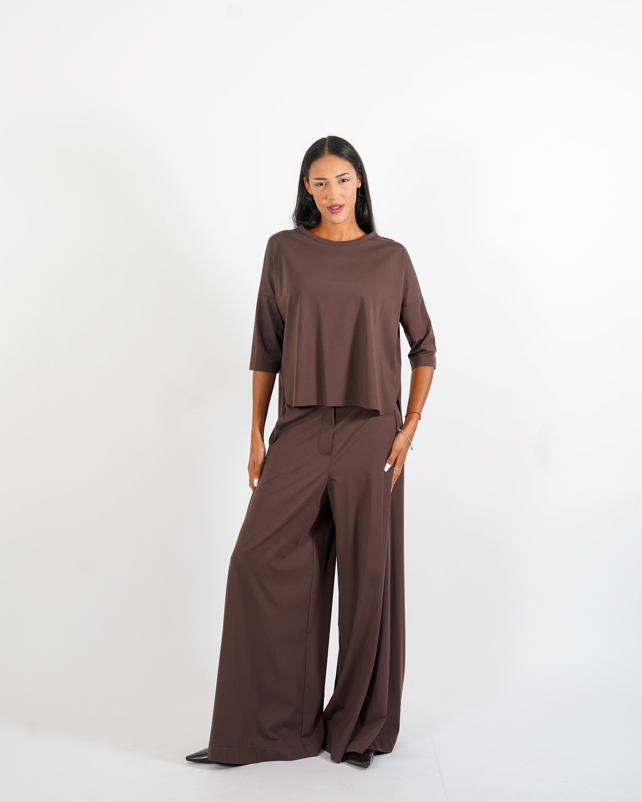 Blusa girocollo manica raglan - Odiosa