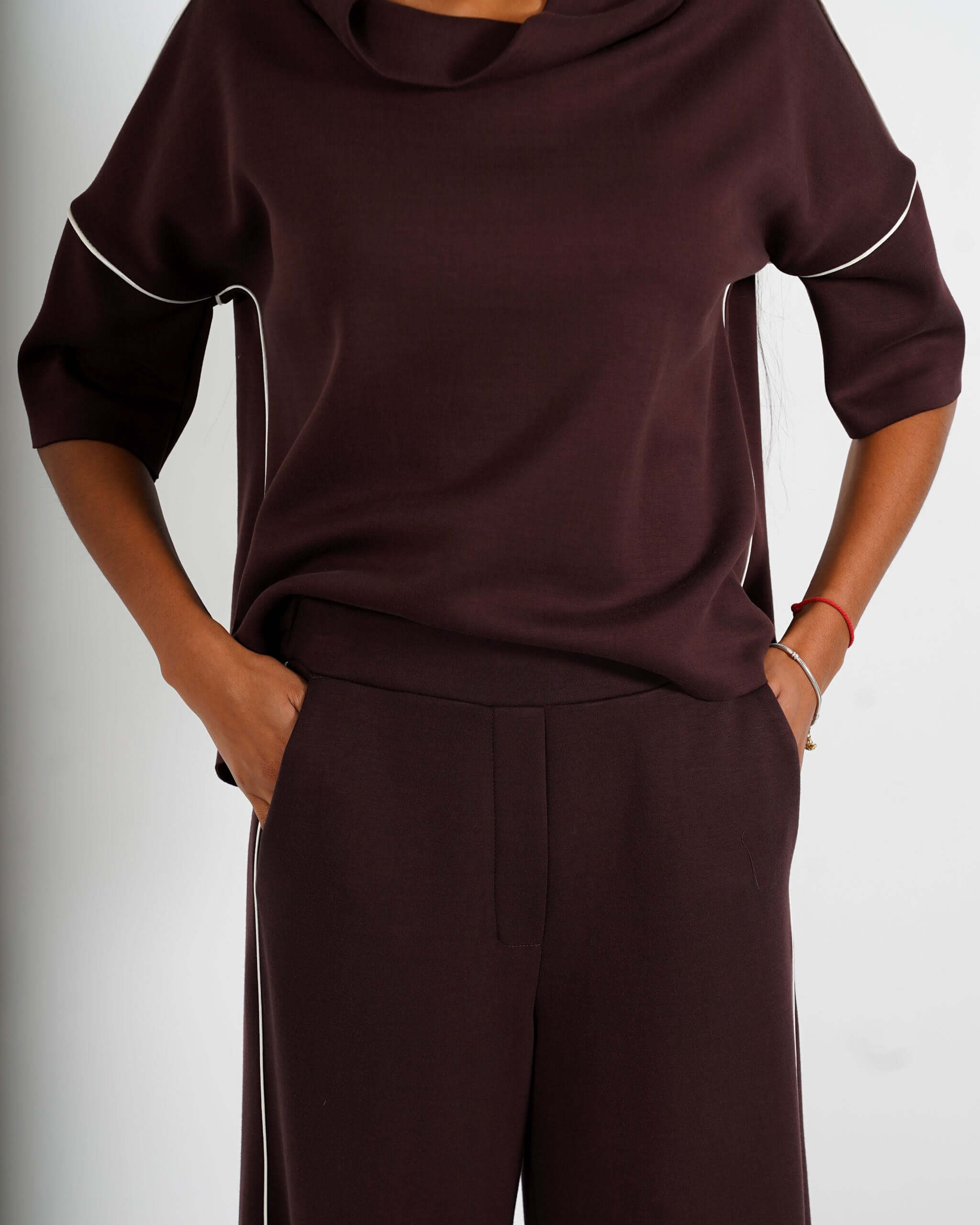 Pantaloni palazzo in felpa - Gubbio - Hope Fashion