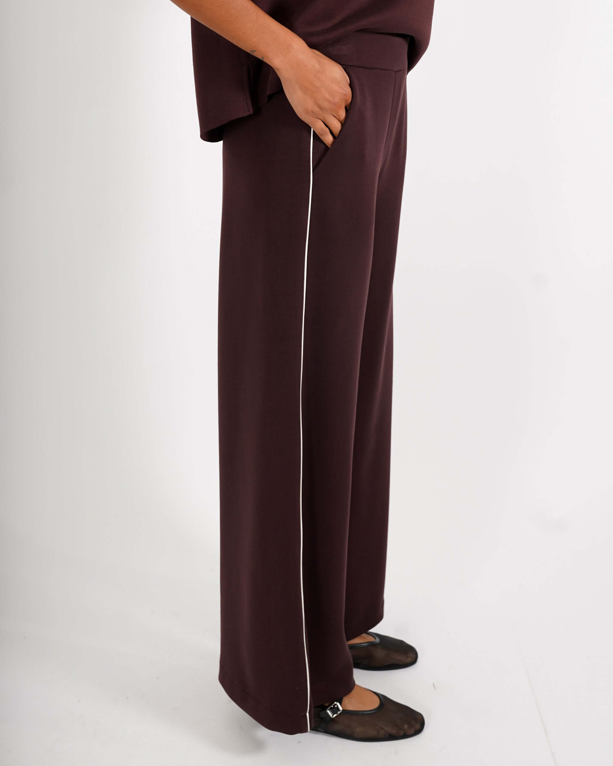 Pantaloni palazzo in felpa - Gubbio - Hope Fashion