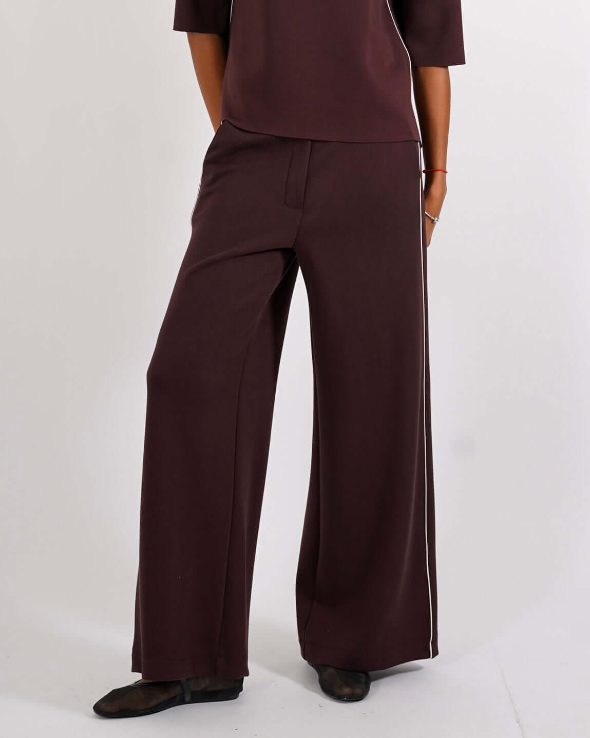 Pantaloni palazzo in felpa - Gubbio - Hope Fashion