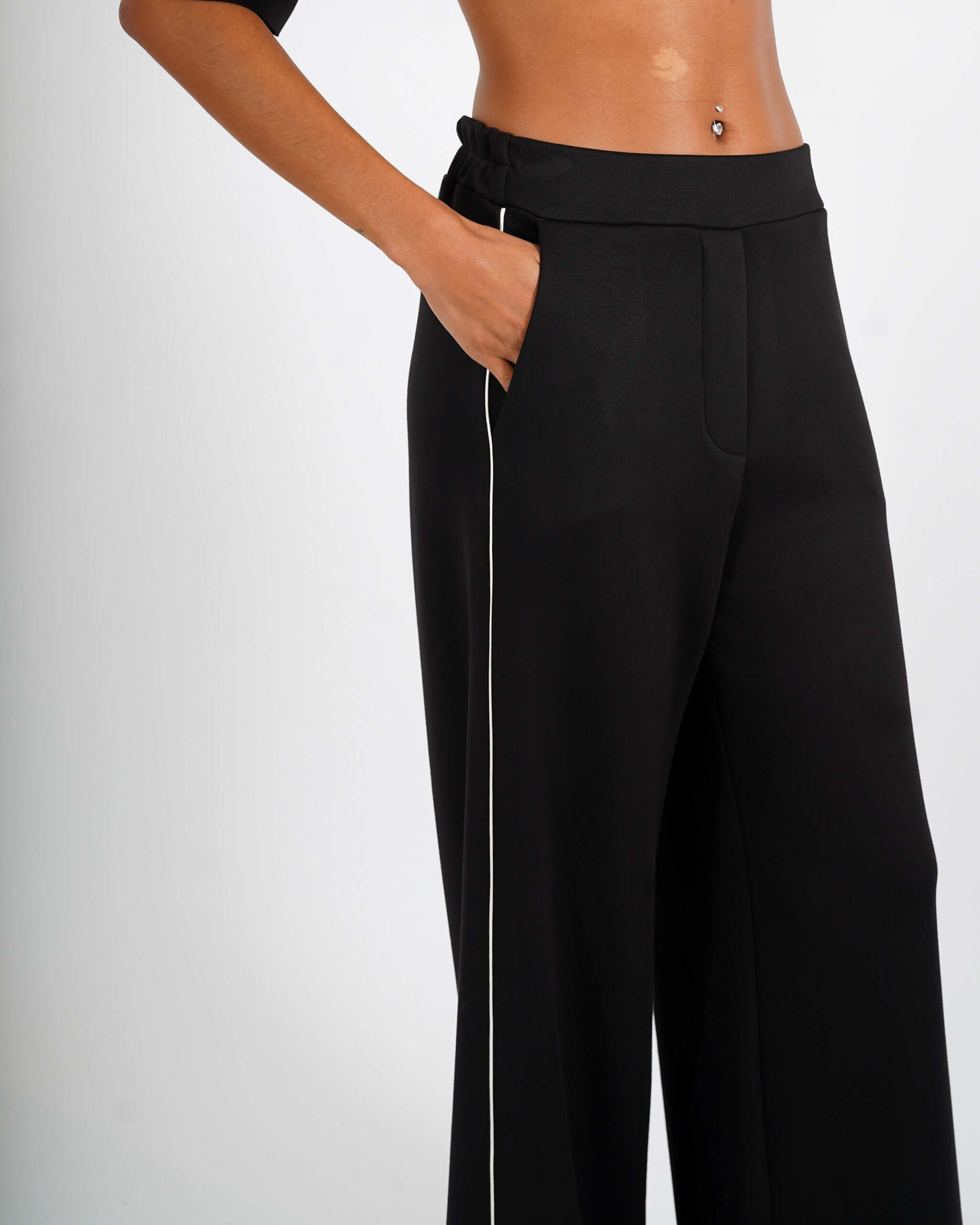 Pantaloni palazzo in felpa - Gubbio - Hope Fashion