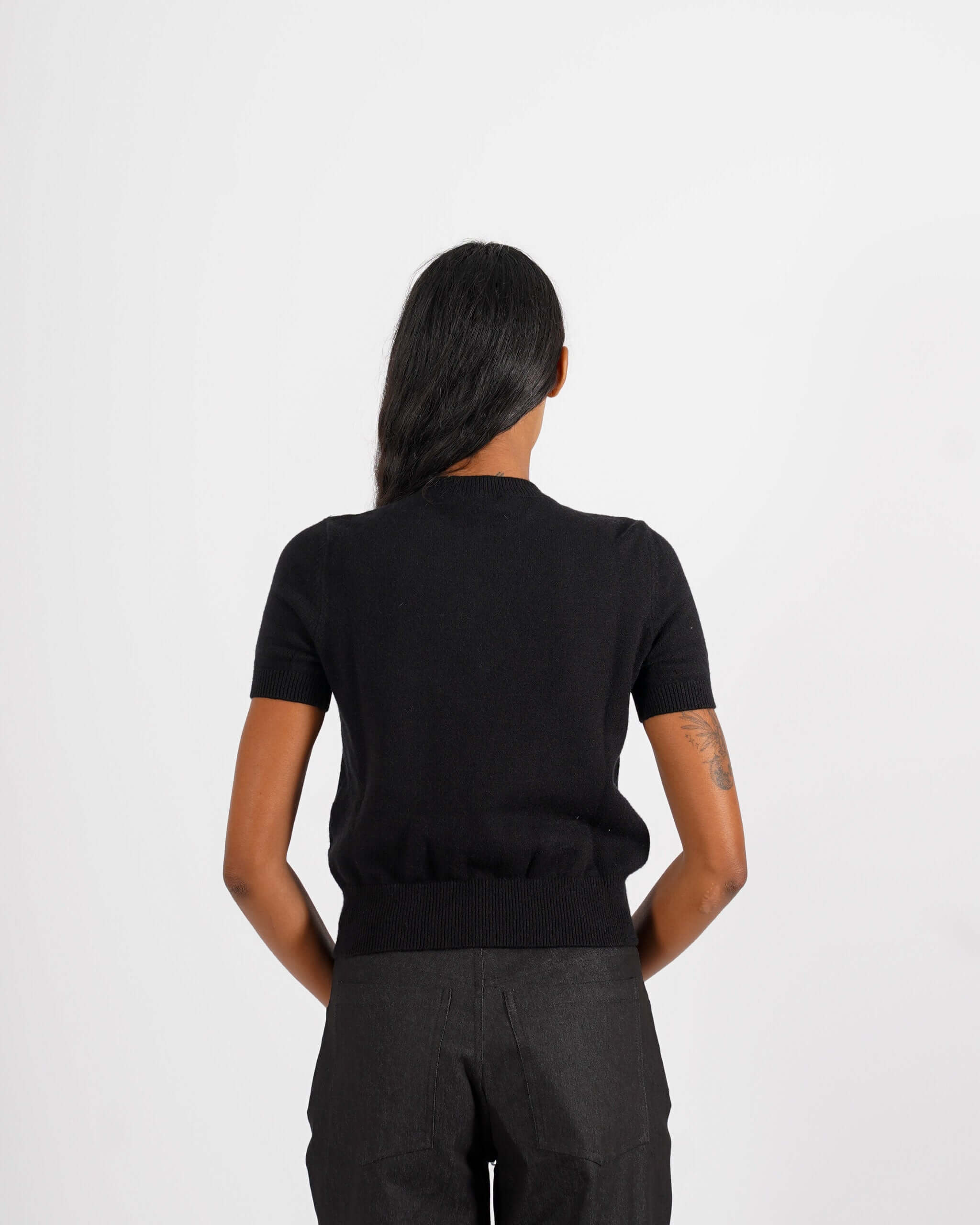 Maglia girocollo con applicazioni di strass - Orlanda - Hope Fashion