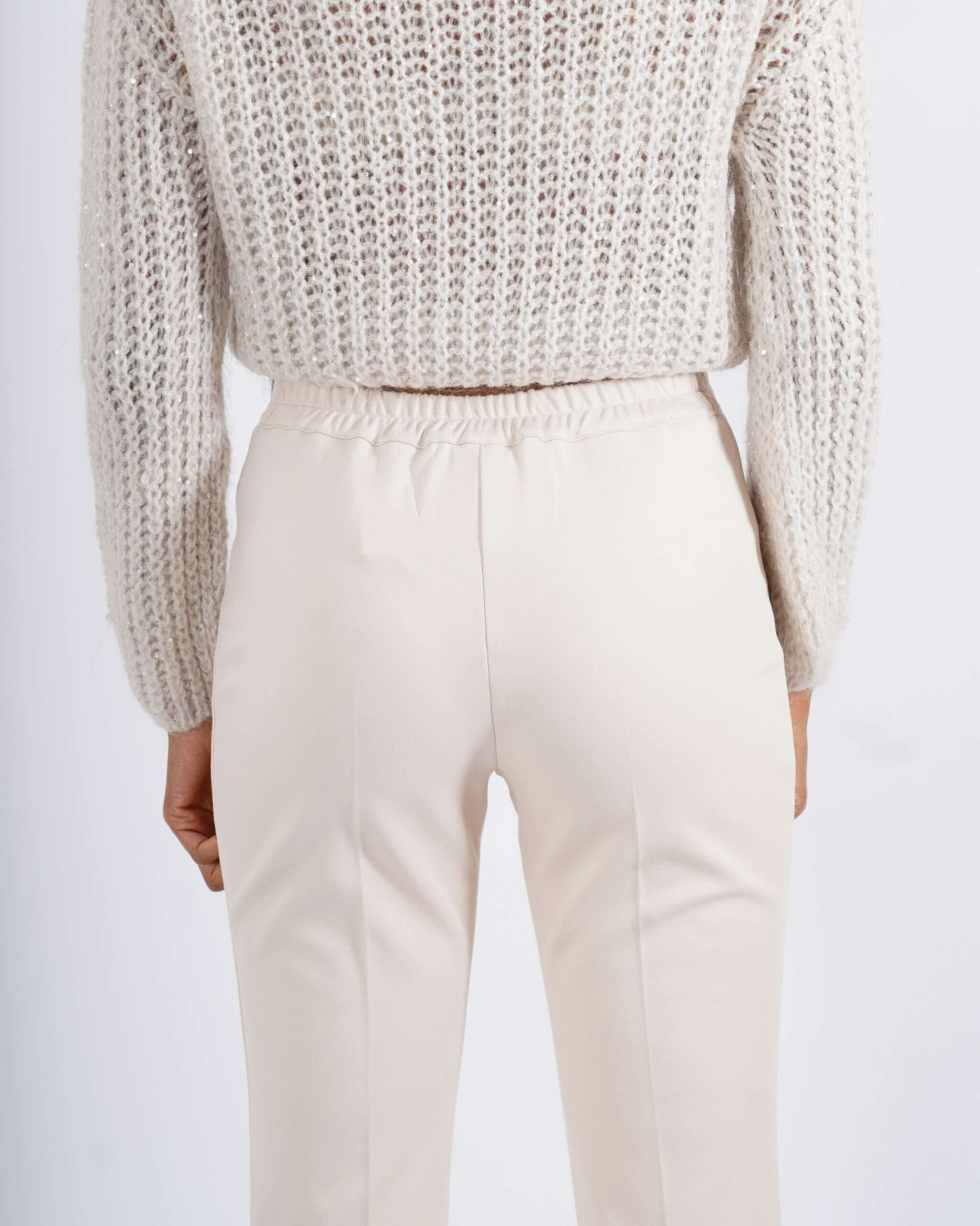 Cardigan con bottone gioiello in lana mohair - Rosalinda - Hope Fashion