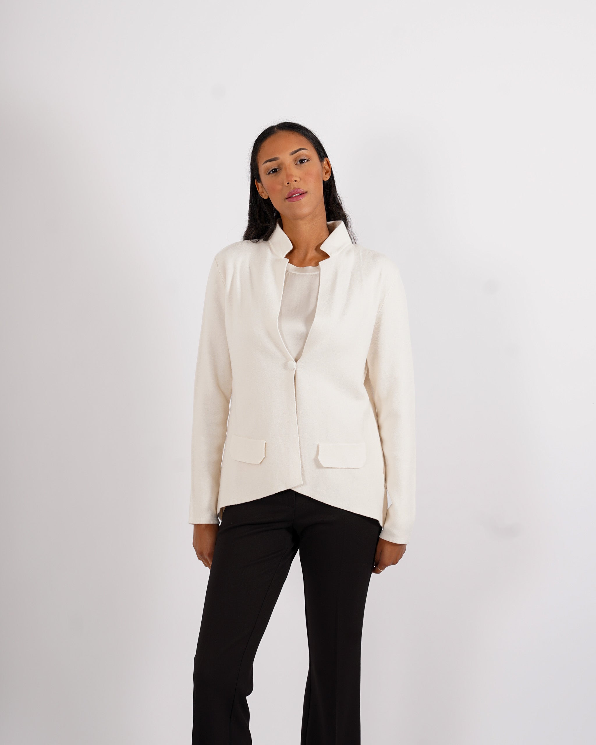 Cardigan in maglia con un bottone - Marocco