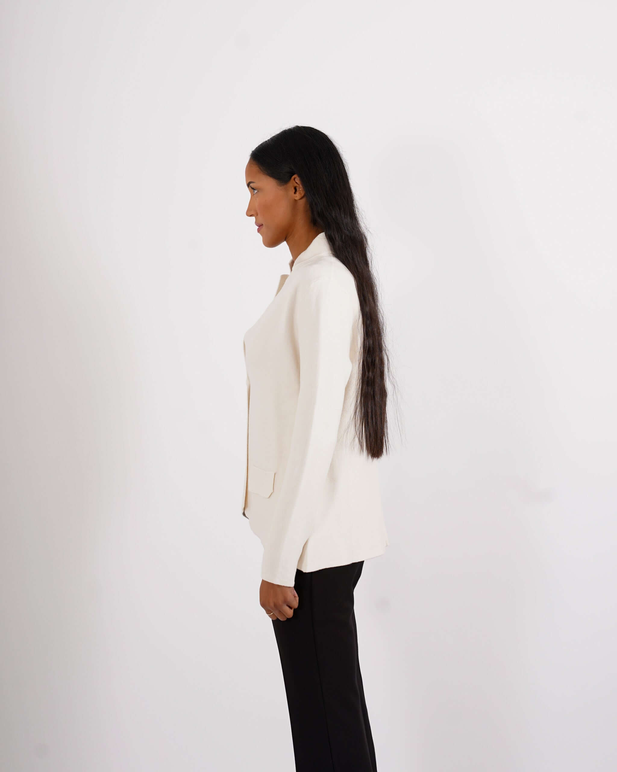 Cardigan in maglia con un bottone - Marocco - Hope Fashion