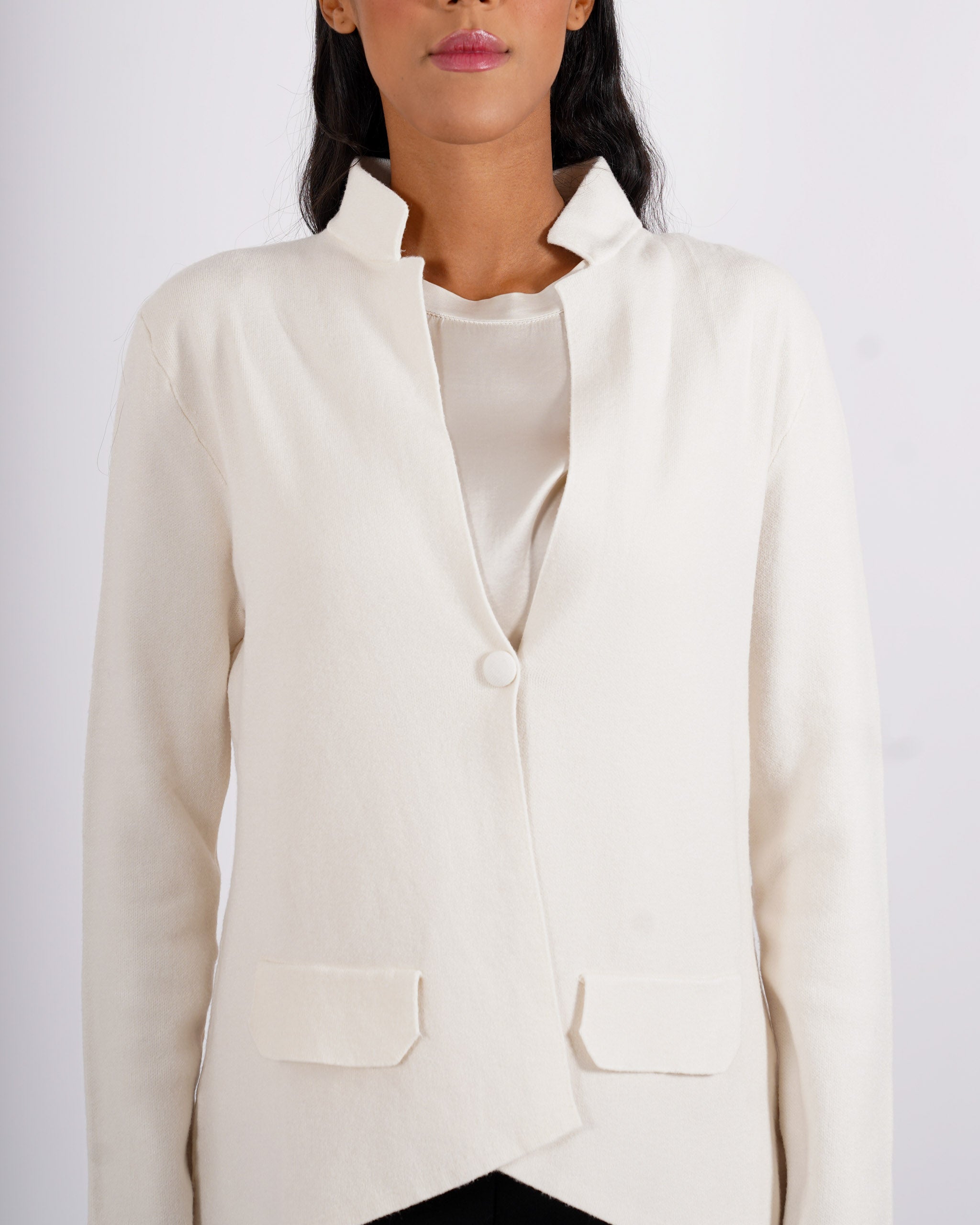 Cardigan in maglia con un bottone - Marocco