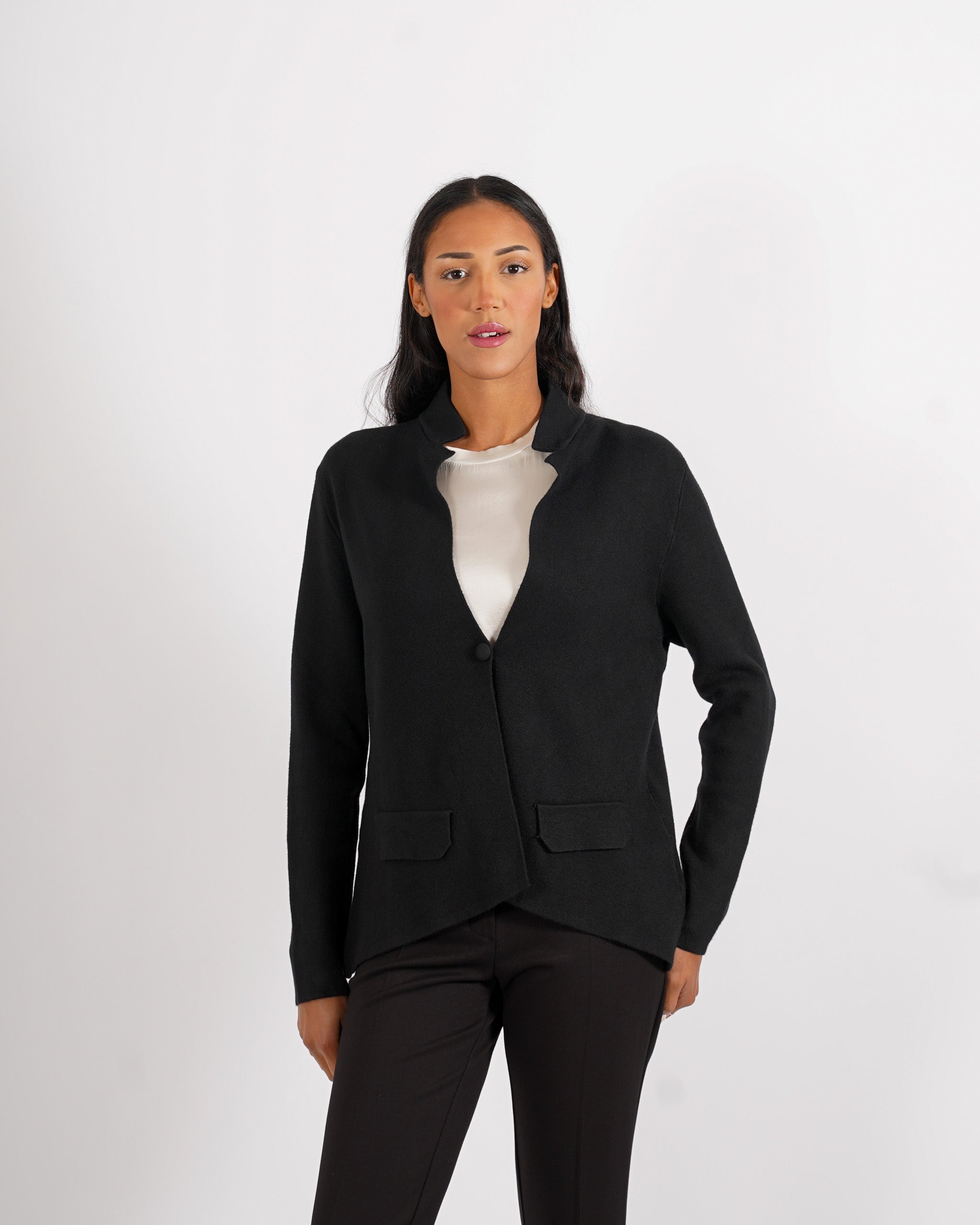 Cardigan in maglia con un bottone - Marocco