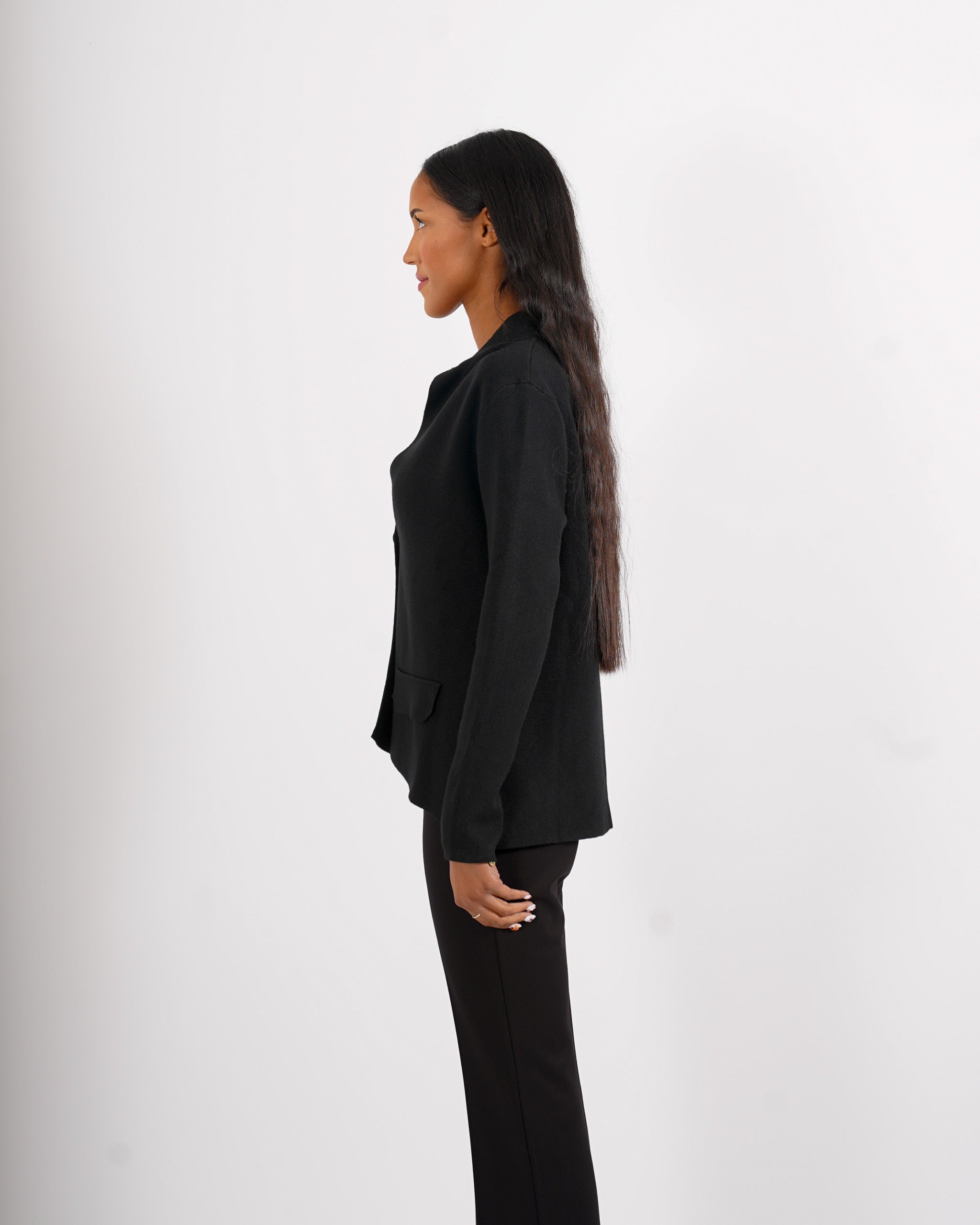 Cardigan in maglia con un bottone - Marocco