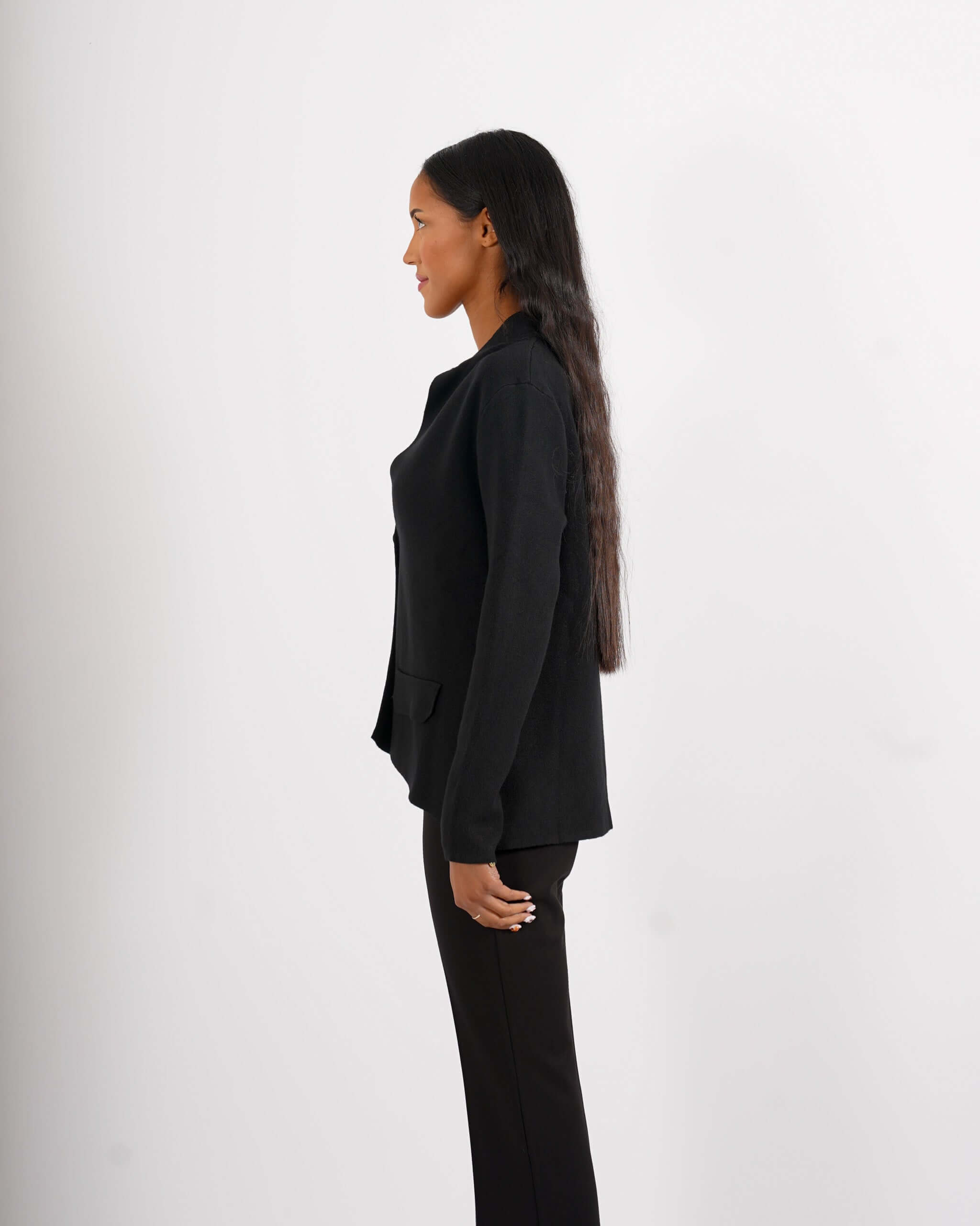 Cardigan in maglia con un bottone - Marocco - Hope Fashion