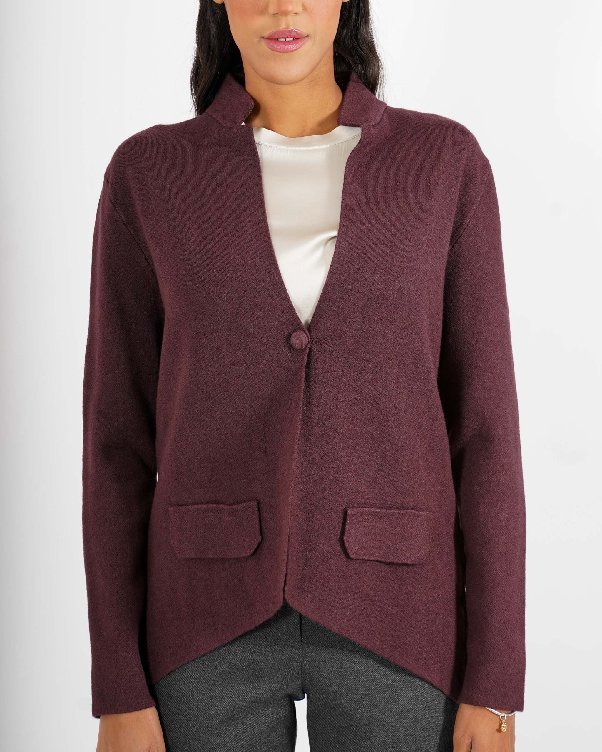 Cardigan in maglia con un bottone - Marocco
