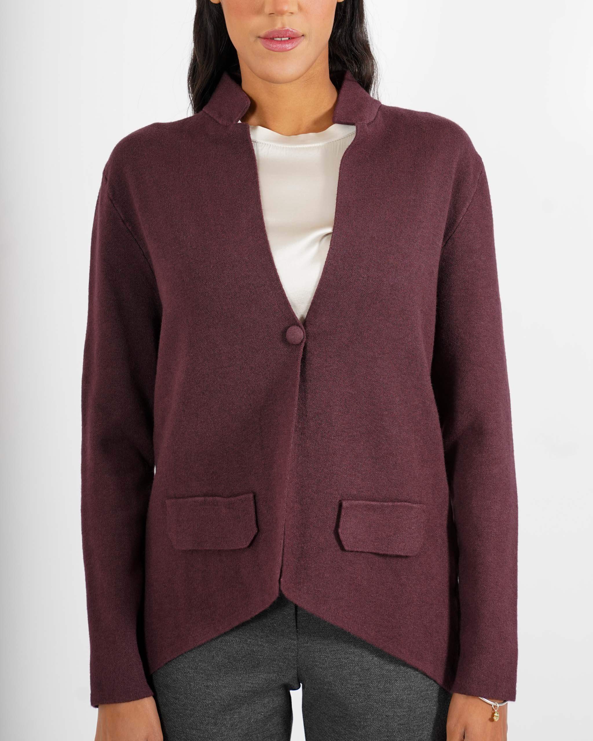 Cardigan in maglia con un bottone - Marocco - Hope Fashion