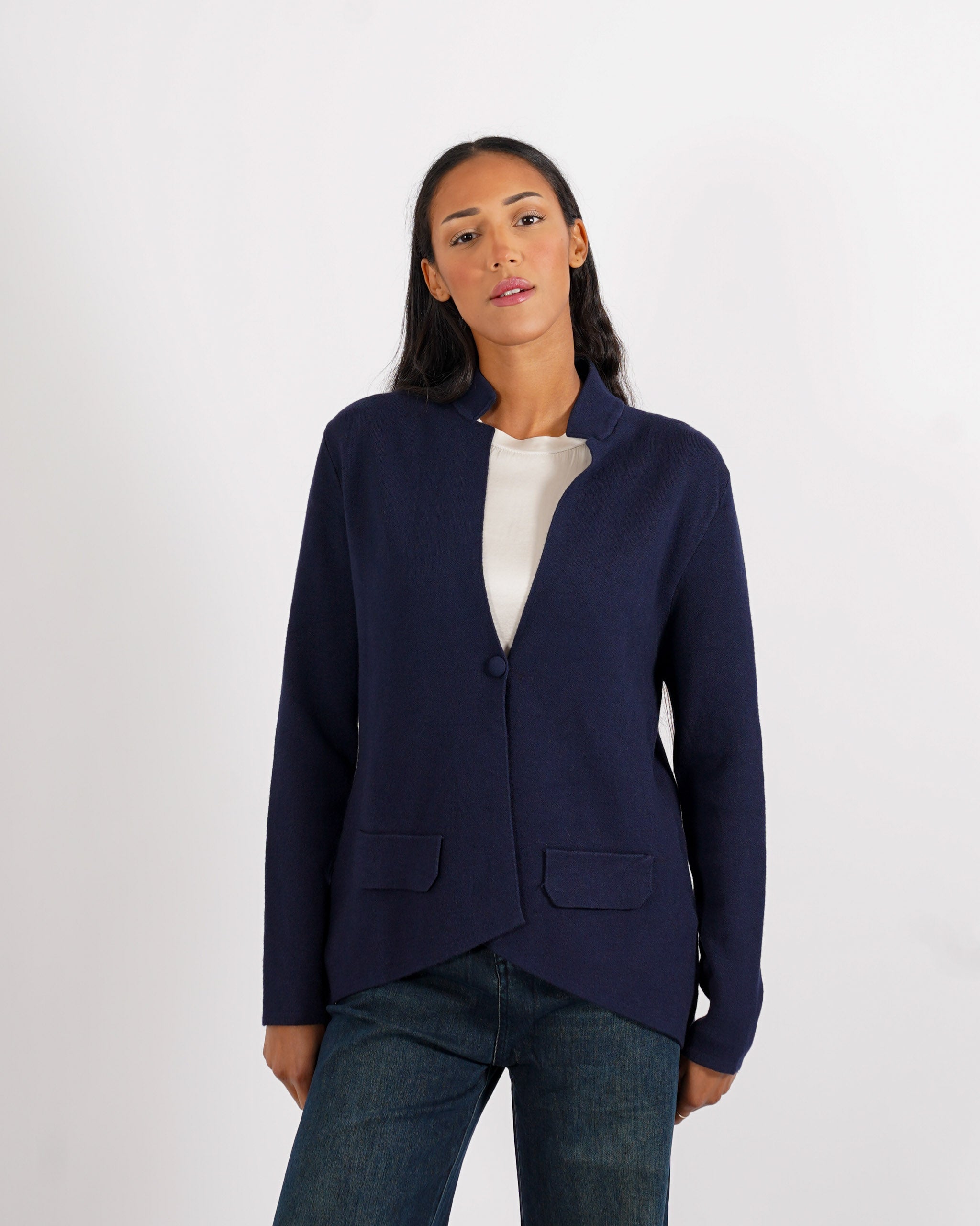Cardigan in maglia con un bottone - Marocco