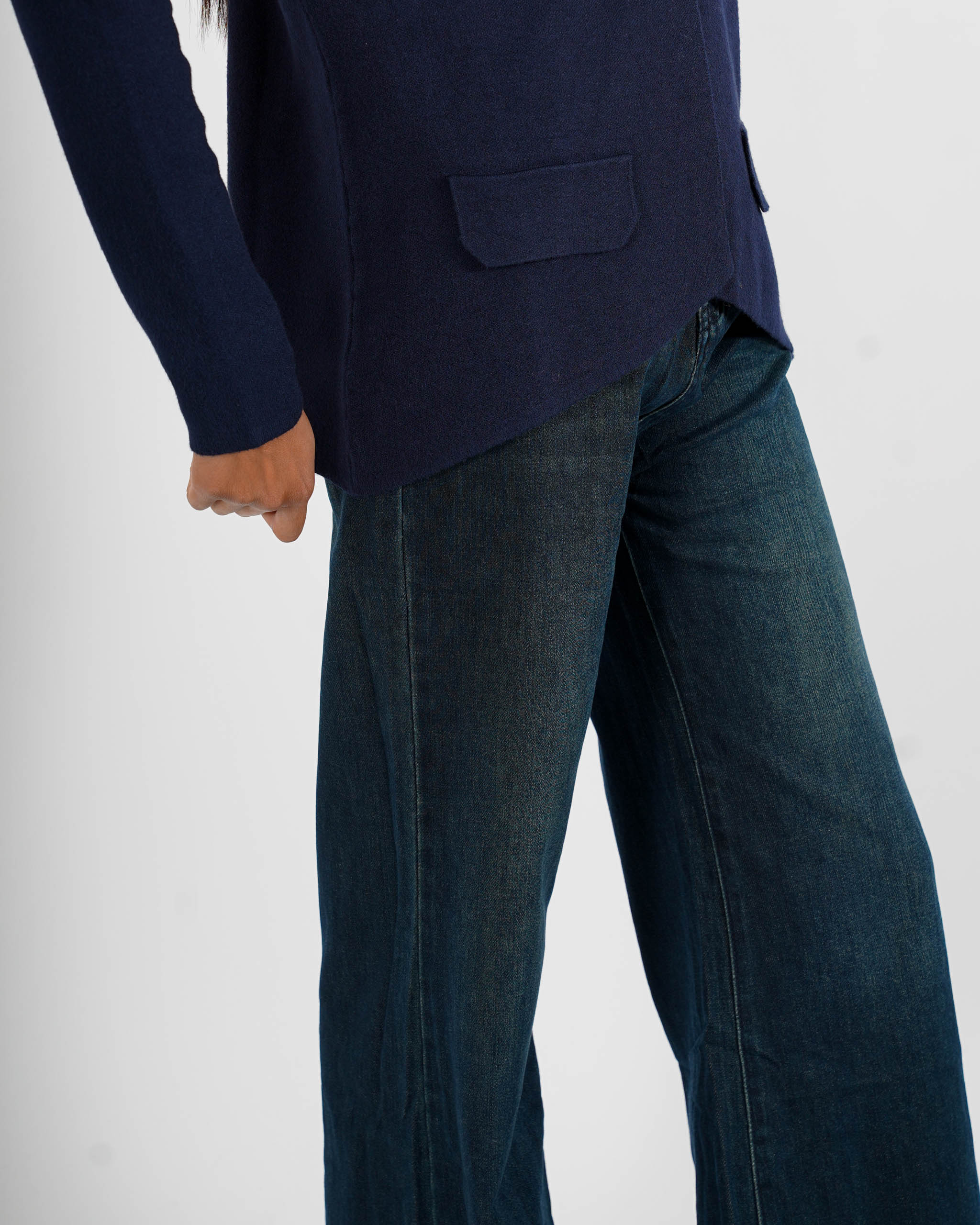 Cardigan in maglia con un bottone - Marocco