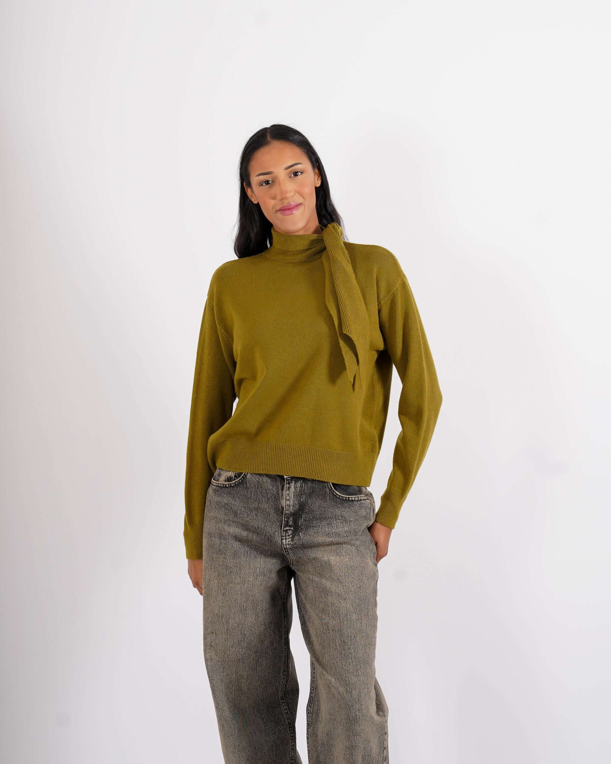 Maglia con fiocco al collo - Darsena - Hope Fashion