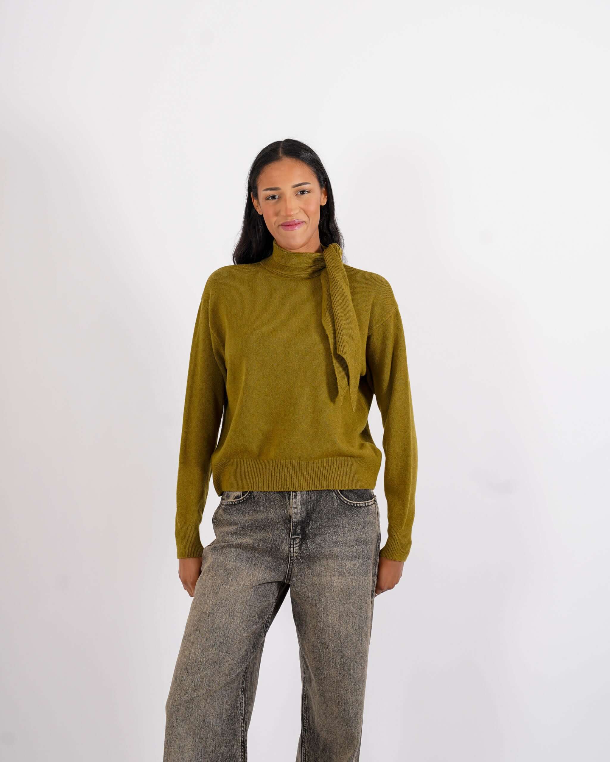 Maglia con fiocco al collo - Darsena - Hope Fashion