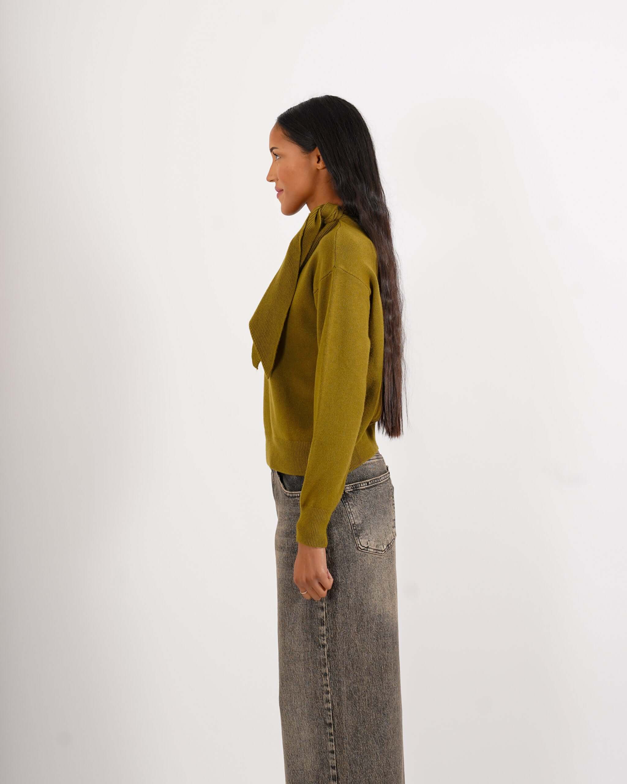 Maglia con fiocco al collo - Darsena - Hope Fashion