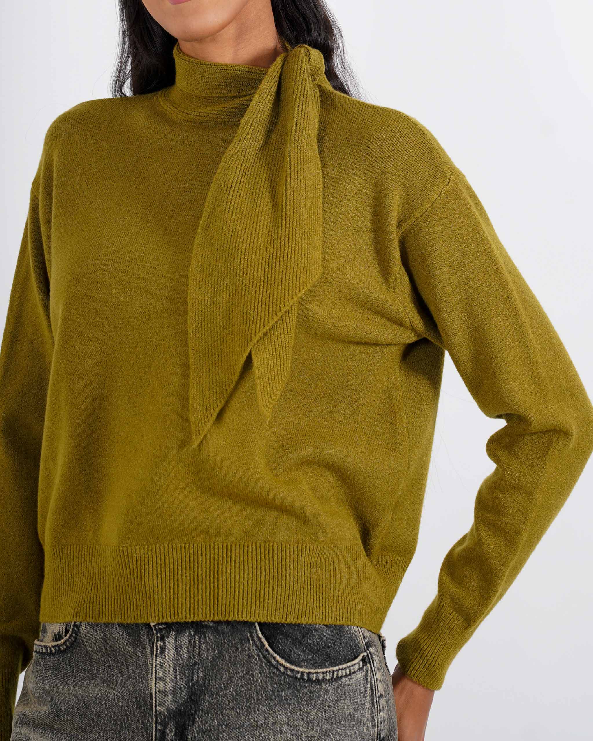 Maglia con fiocco al collo - Darsena
