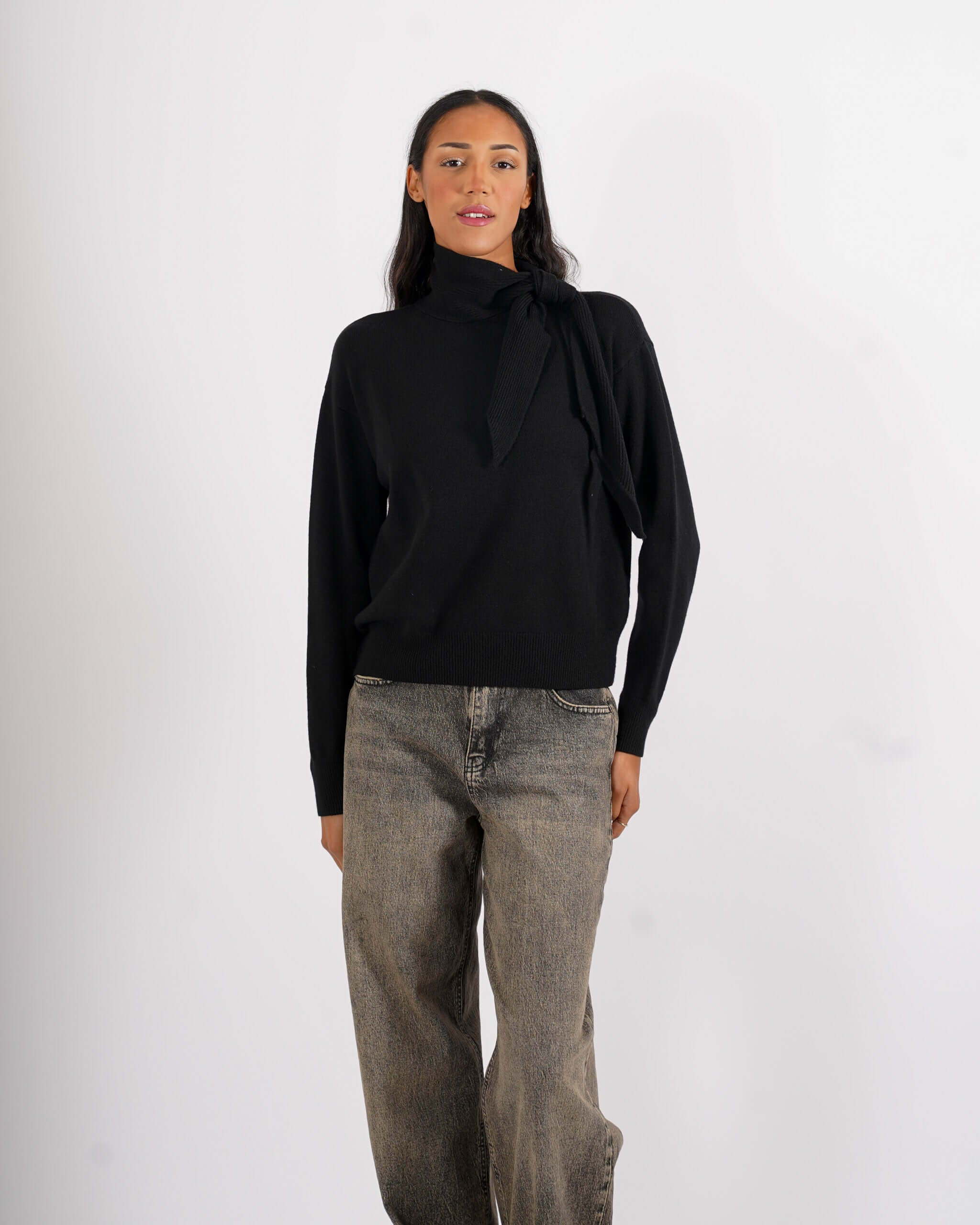 Maglia con fiocco al collo - Darsena - Hope Fashion