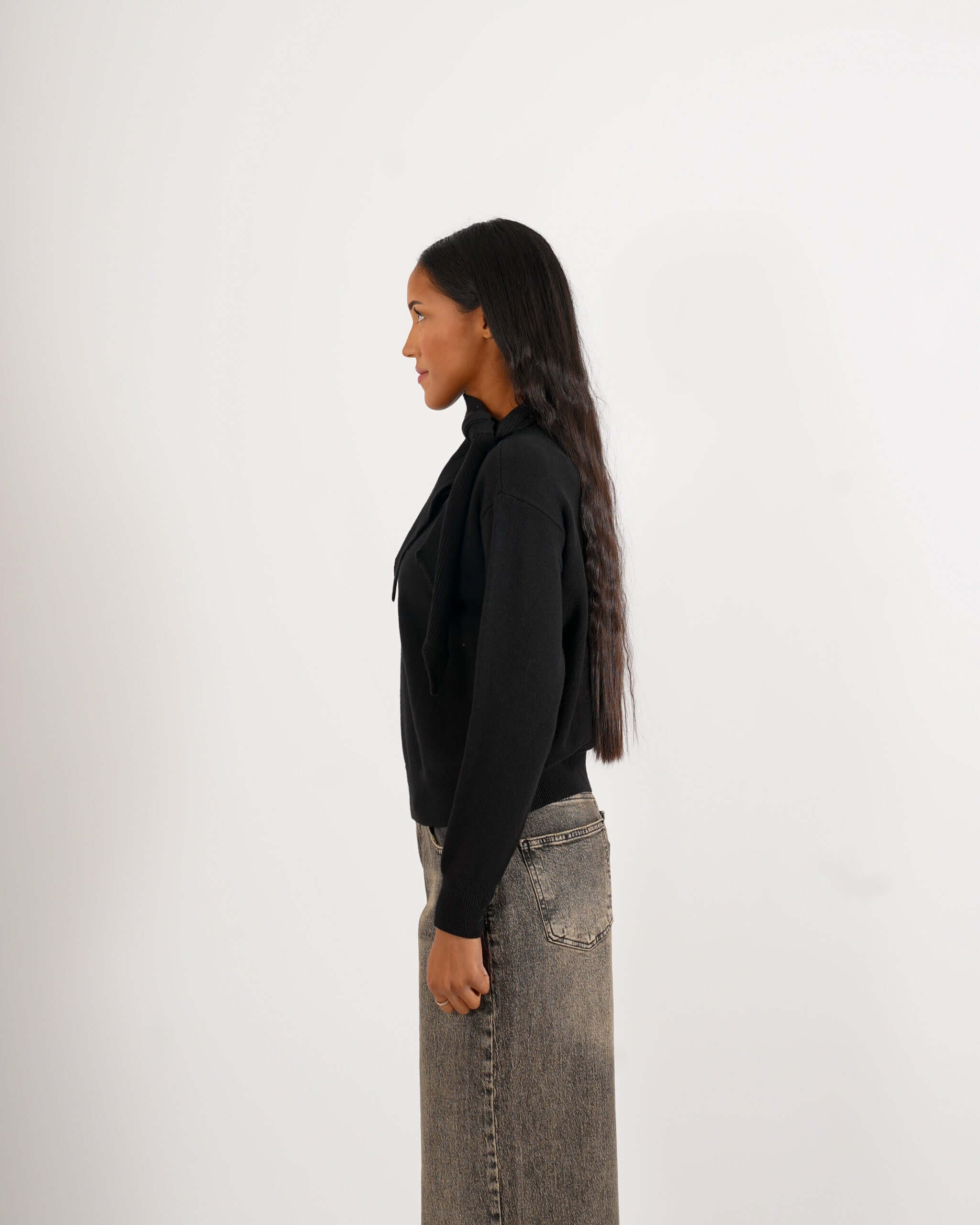 Maglia con fiocco al collo - Darsena - Hope Fashion