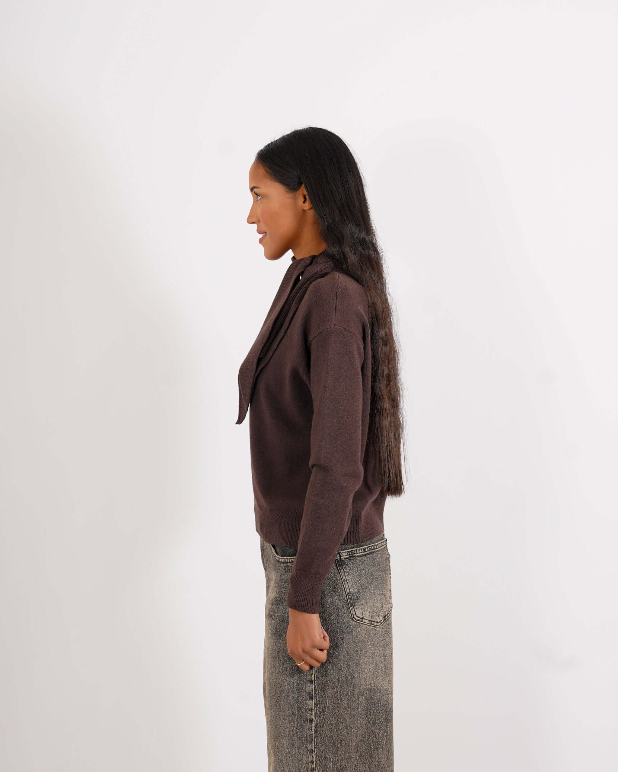 Maglia con fiocco al collo - Darsena - Hope Fashion