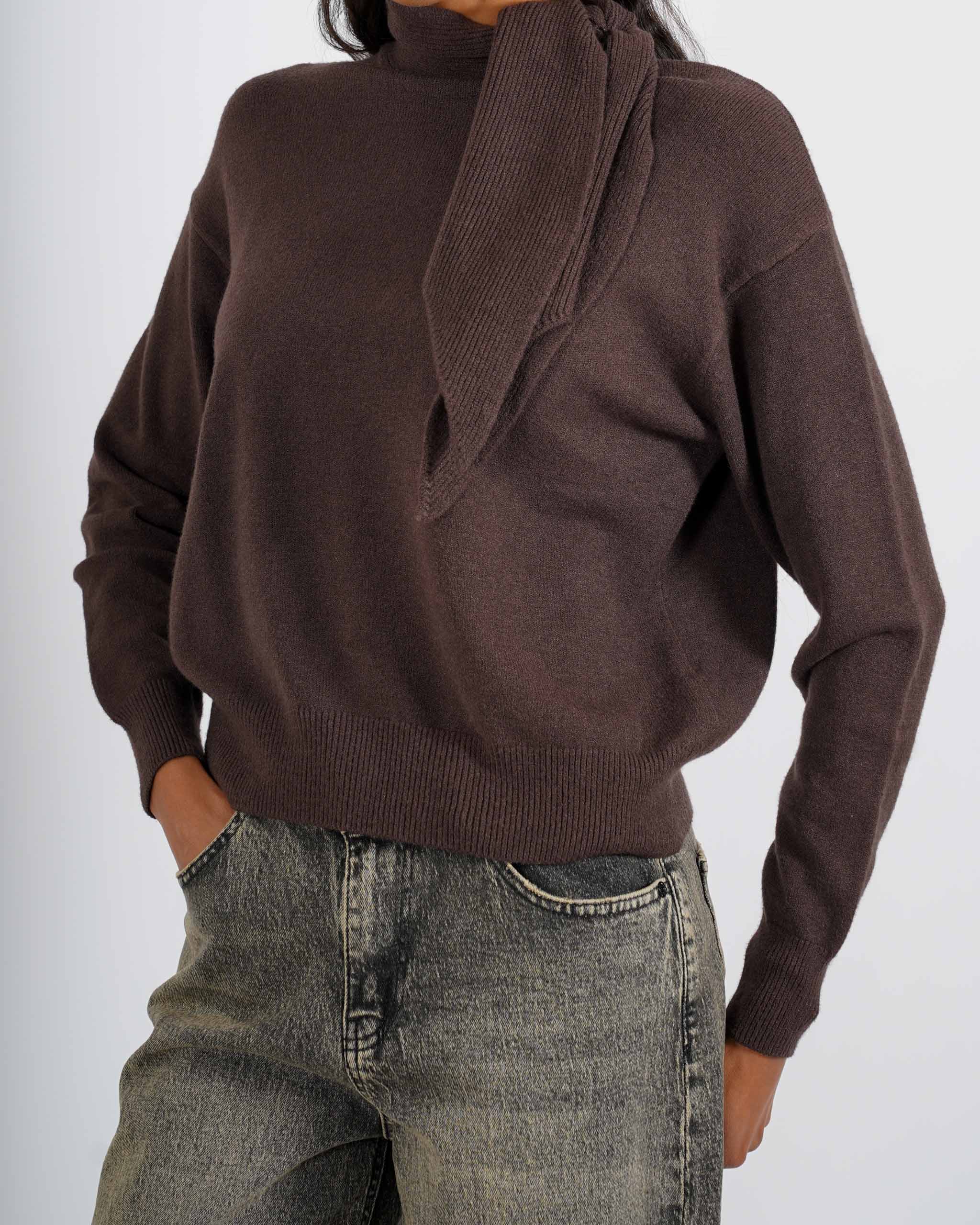 Maglia con fiocco al collo - Darsena