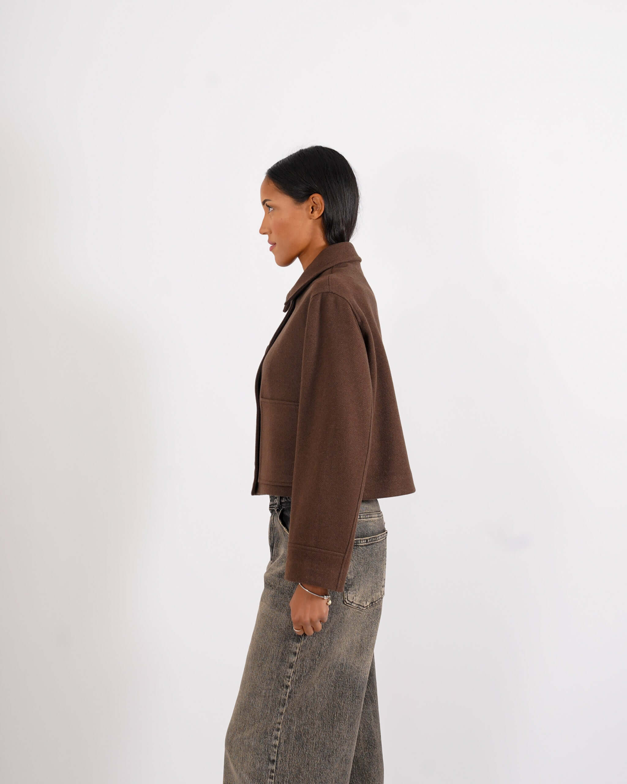 Giubbino monopetto con tasche frontali - Picchio - Hope Fashion