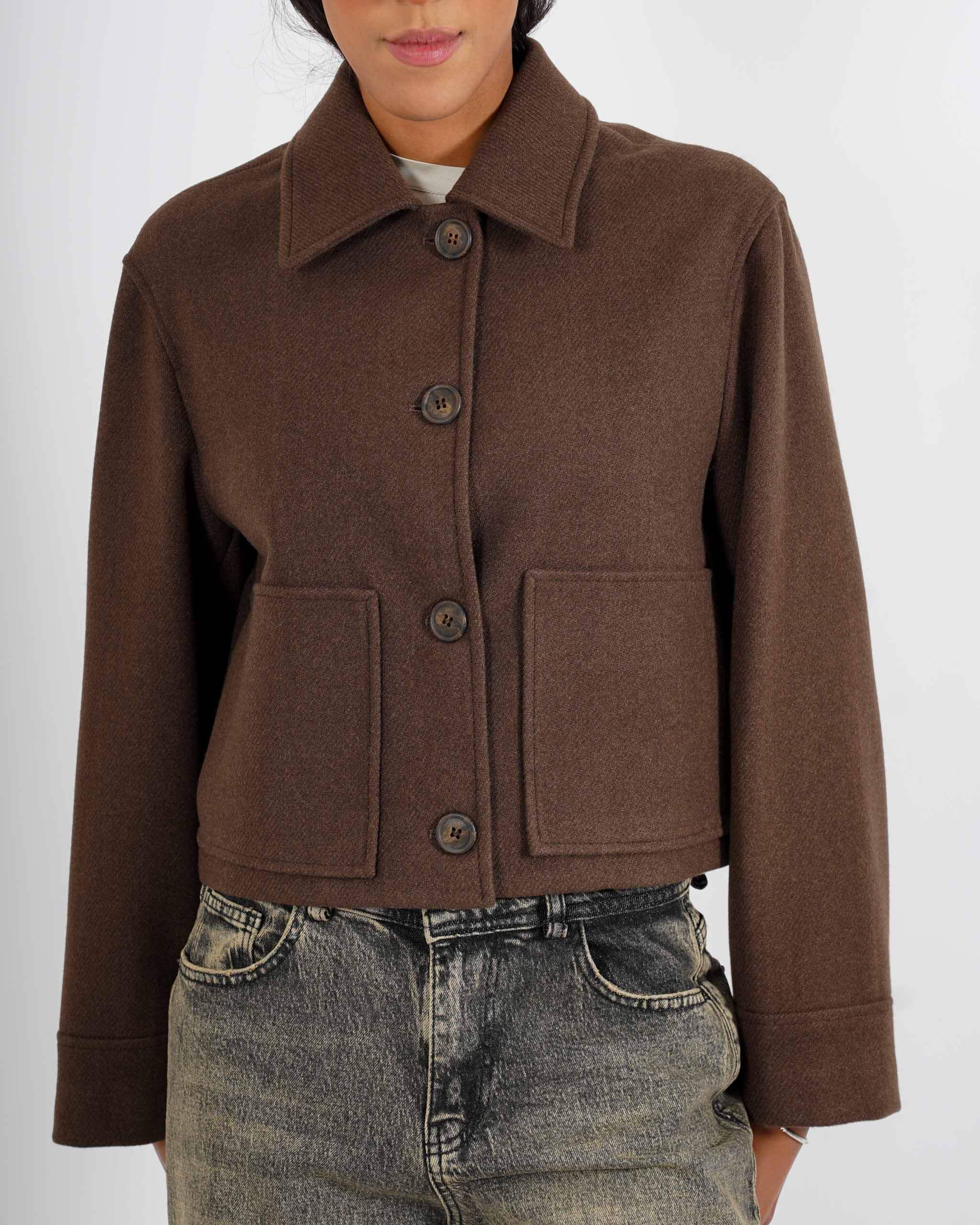 Giubbino monopetto con tasche frontali - Picchio - Hope Fashion