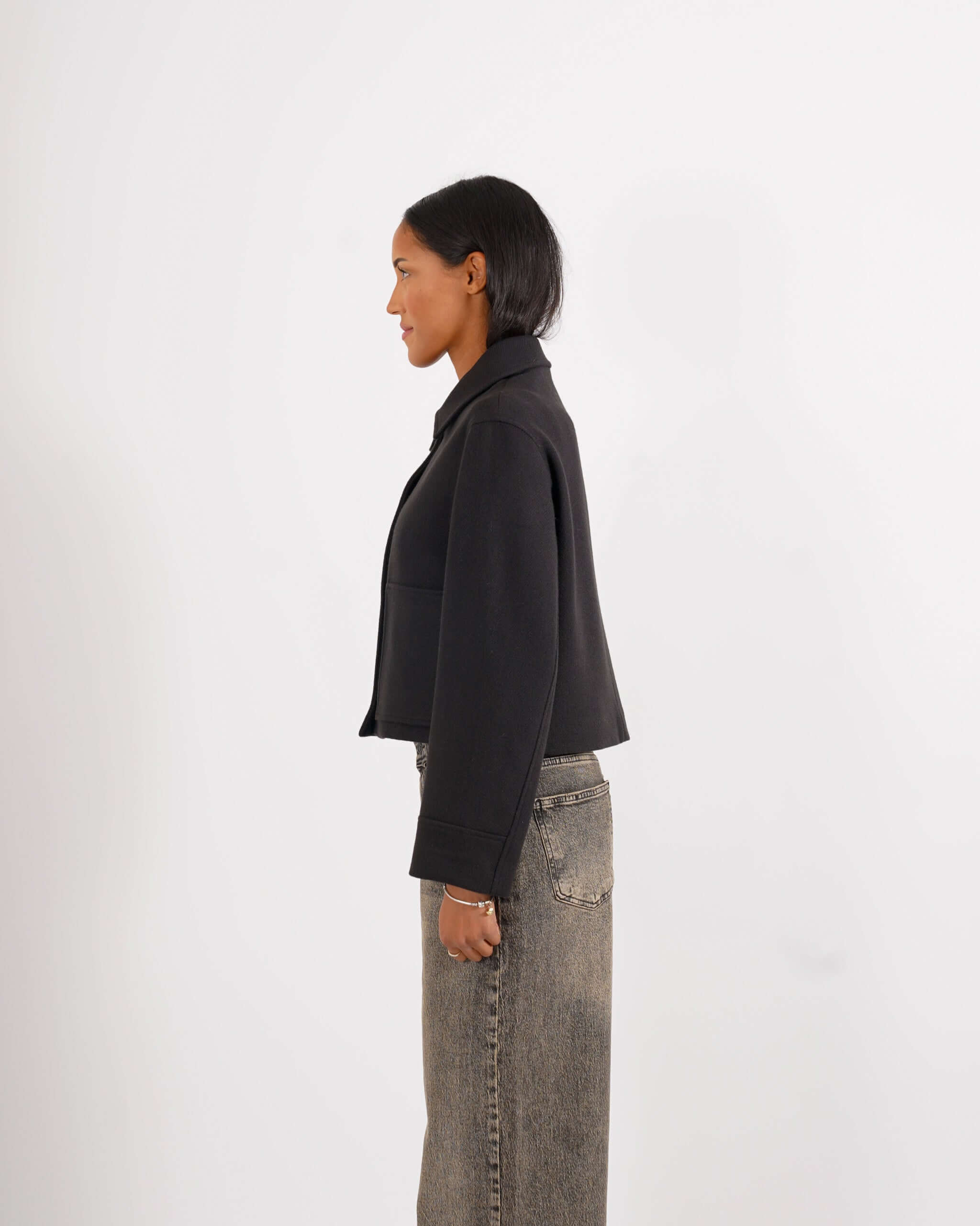 Giubbino monopetto con tasche frontali - Picchio - Hope Fashion